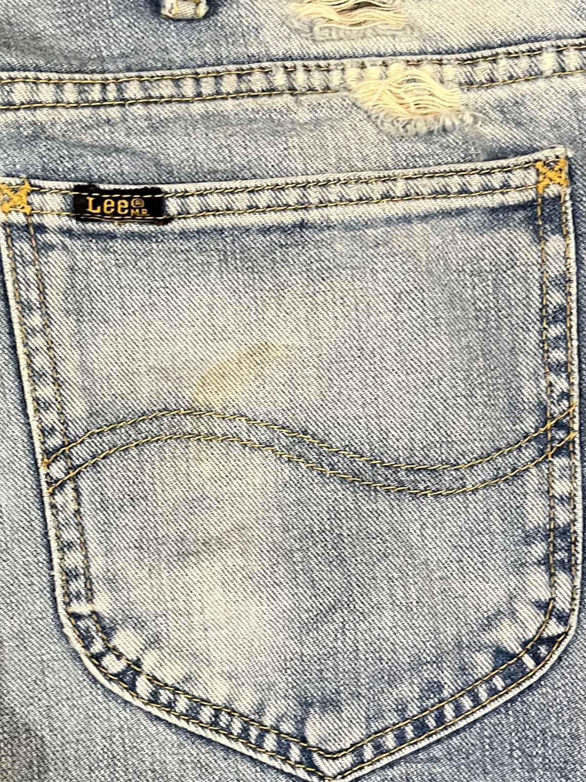 Lee Vintage Lee Riders Sanforized Distressed Denim Size US 33 - 9 Thumbnail
