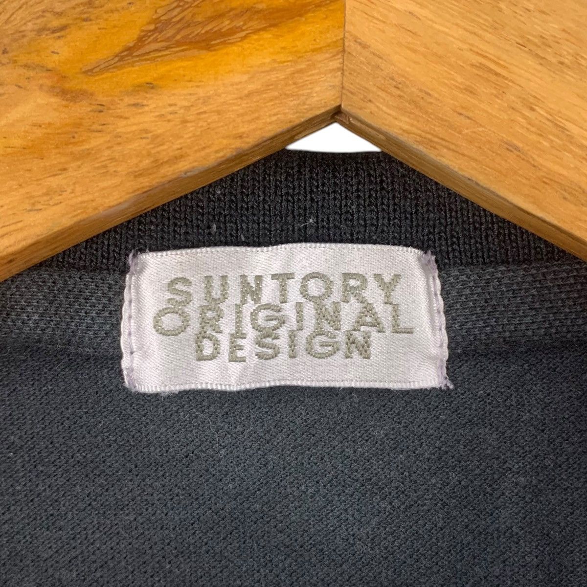 Vintage Vintage SUNTORY BOSS BLACK COFFEE Half Zipper Tee Shirt Polo Size US L / EU 52-54 / 3 - 5 Thumbnail