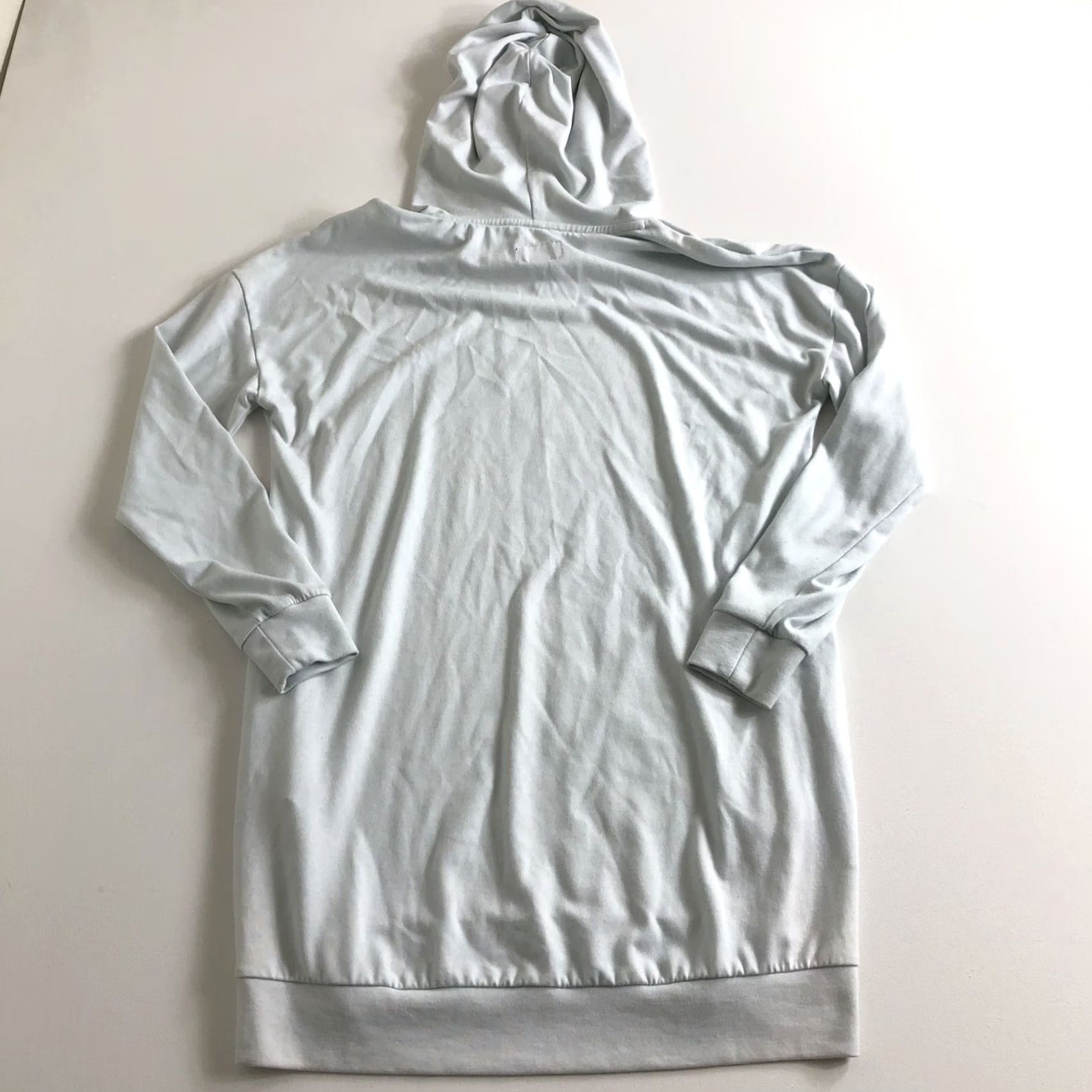 Converse Converse Hoodie Dress Gray Women XS With Pockets Oversized Hoodie Dress Size XS / US 0-2 / IT 36-38 - 2 Thumbnail