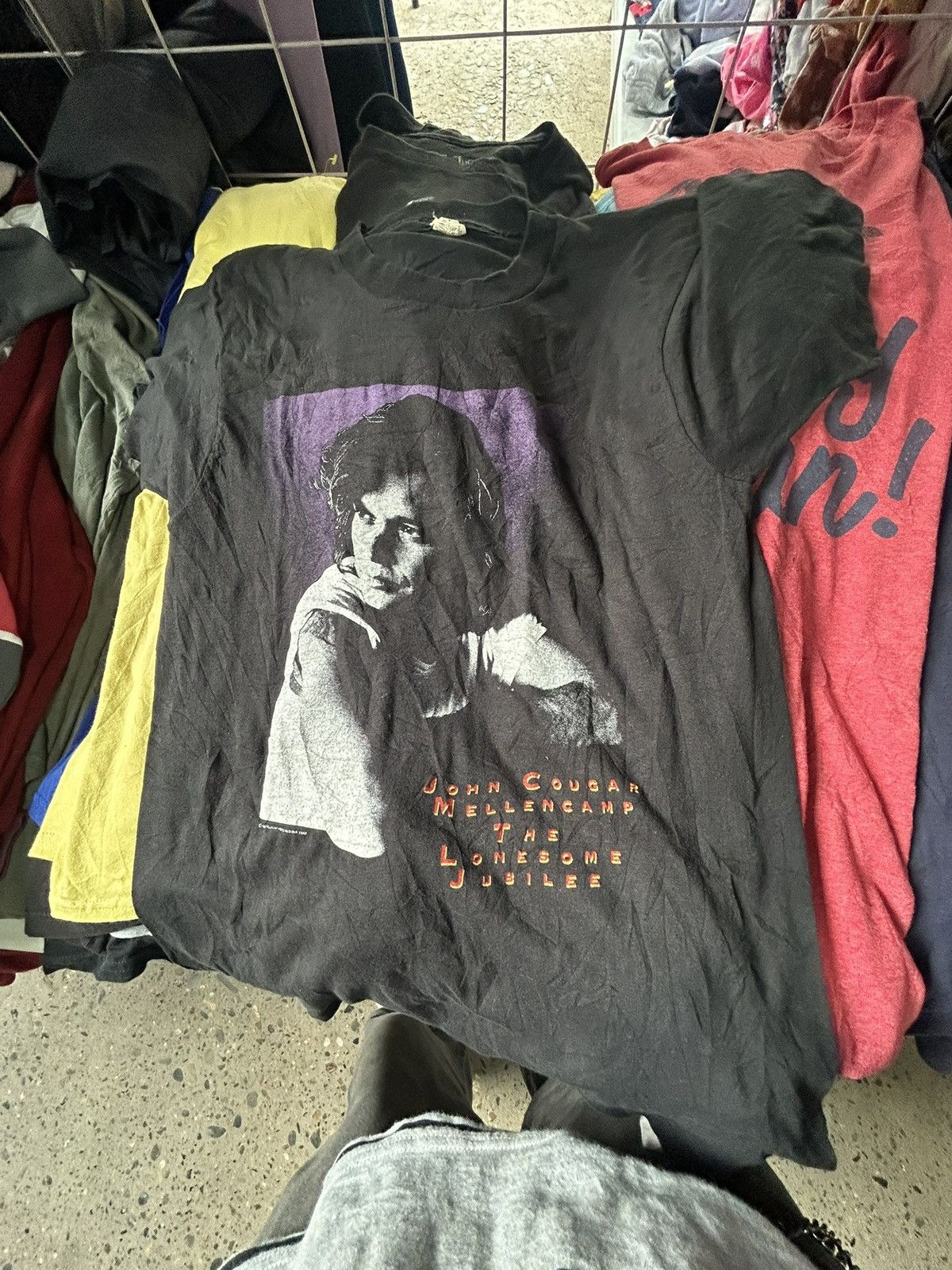 Vintage john cougar mellencamp 80s shirt Size US M / EU 48-50 / 2 - 1 Preview