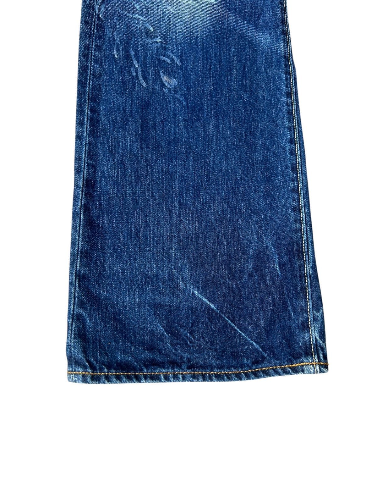 Eternal ETERNAL Japan Fade Clawmark Denim Painter Jeans Straight Cut Size US 36 / EU 52 - 10 Thumbnail