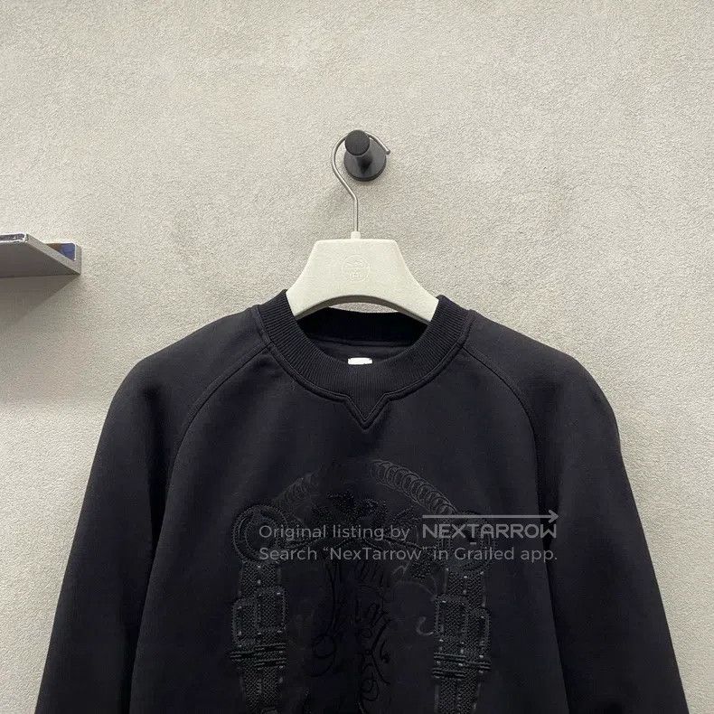 Hermes Hermes Black crewneck sweater Size XS / US 0-2 / IT 36-38 - 4 Thumbnail