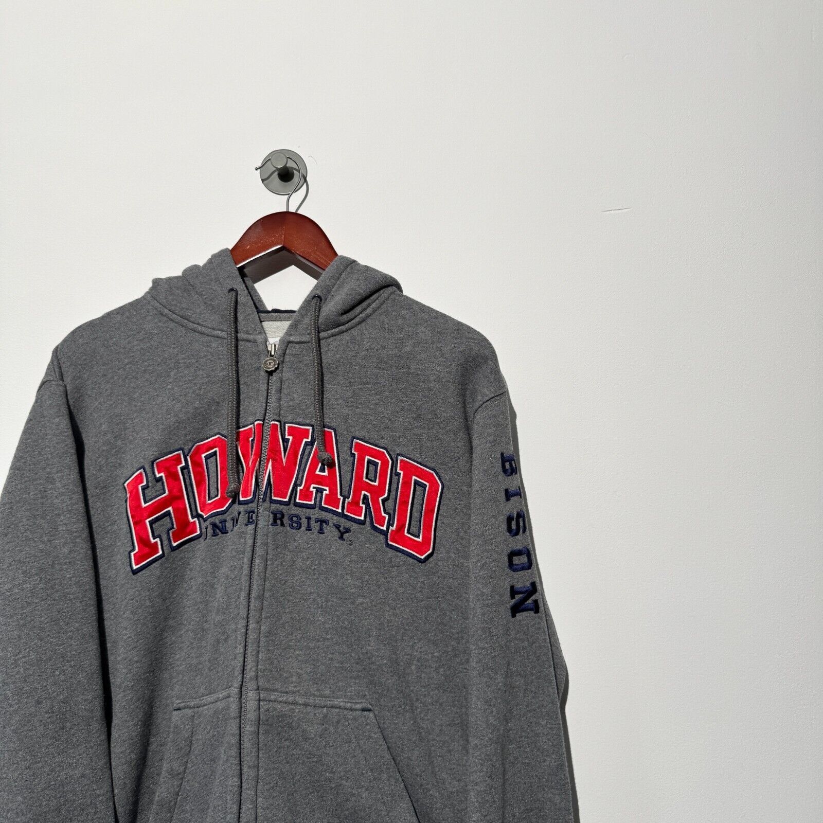 Champion × Vintage Champion Unisex Gray Cotton Zip Hoodie Size S Howard Size US S / EU 44-46 / 1 - 2 Thumbnail