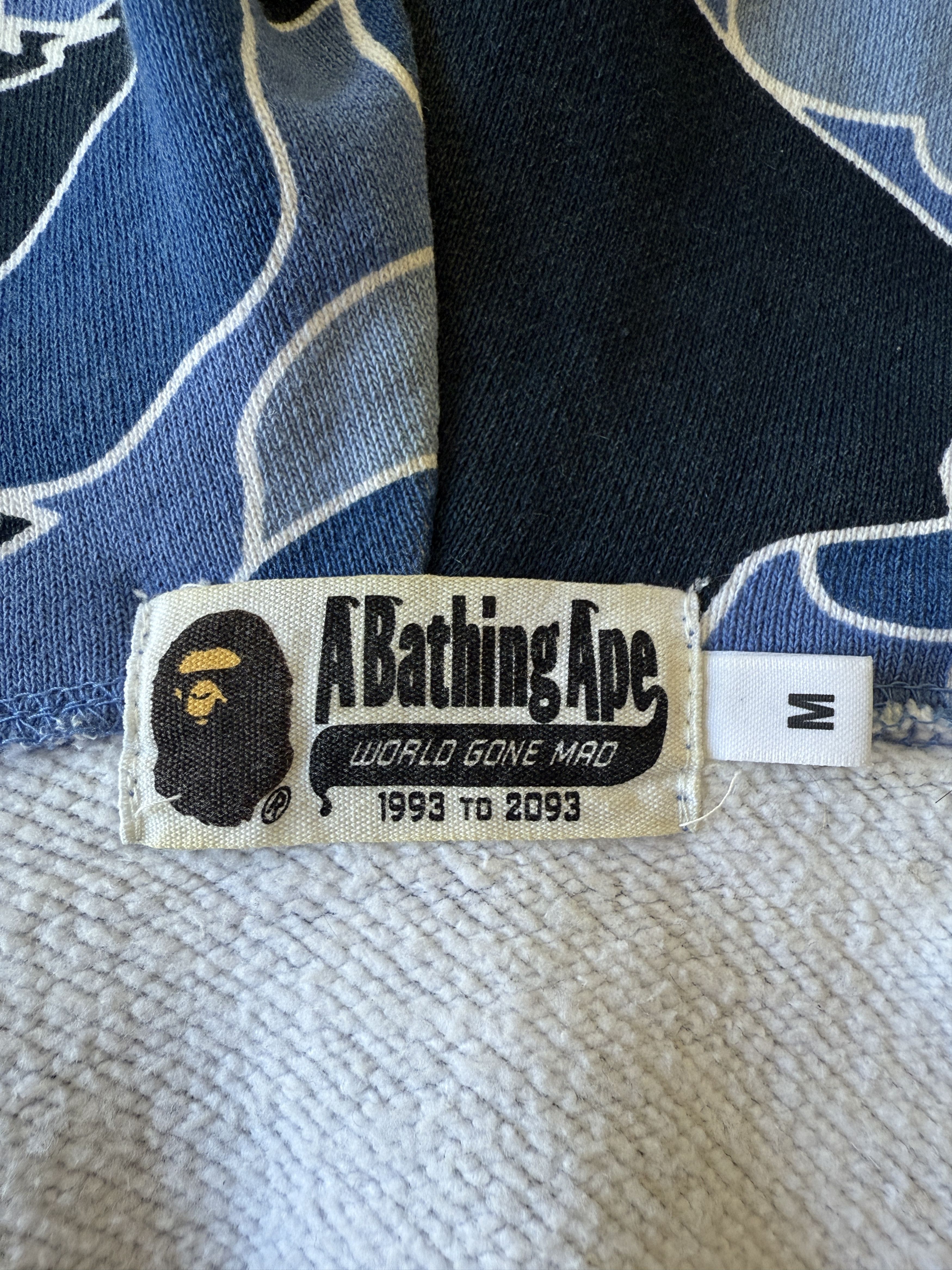 Bape BAPE STA CAMO SHARK FULL ZIP HOODIE (2017) Size US M / EU 48-50 / 2 - 12 Thumbnail