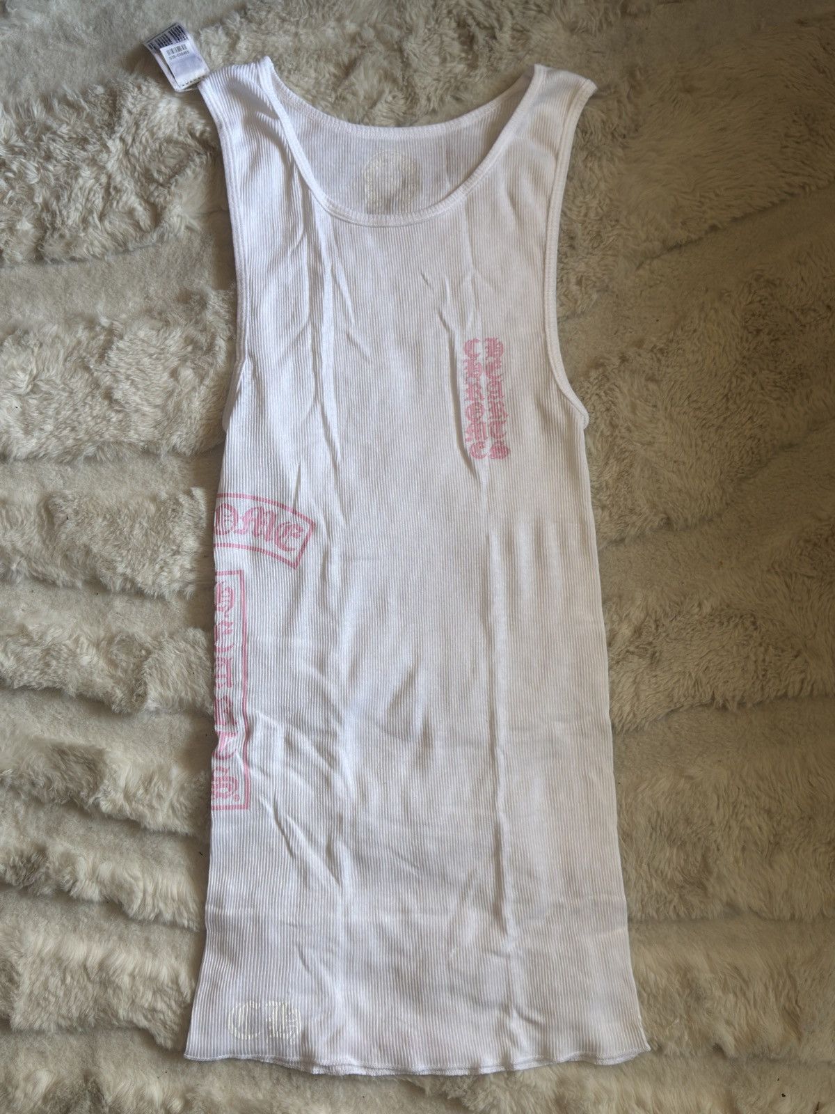 Size M - Chrome Hearts T Bar Rib Tank Chrome hearts rib Tank Top