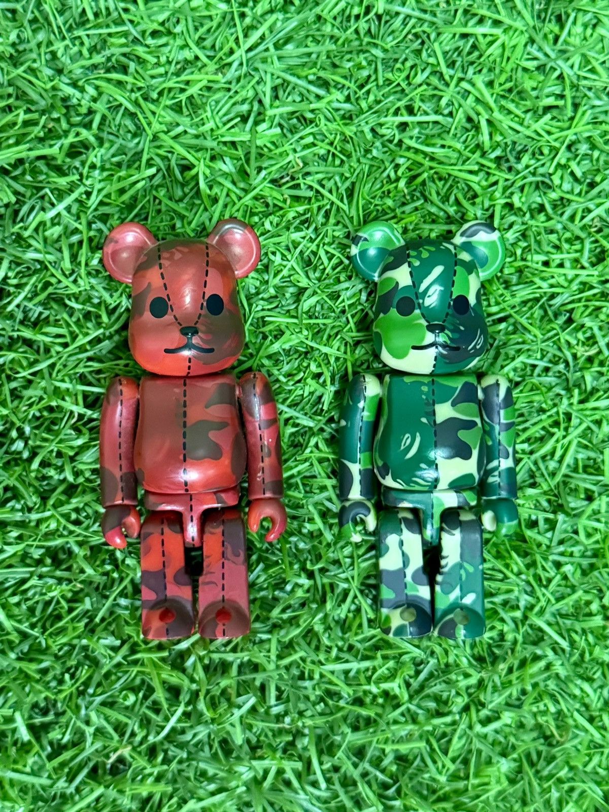 Bape × Medicom Toy Bape Medicom Bearbrick Play 100% Size ONE SIZE - 3 Thumbnail