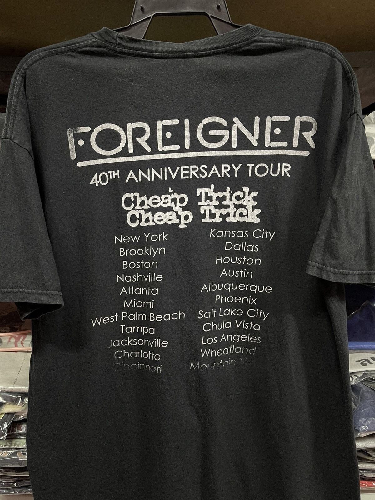 Band Tees Tour Tees x Rock Band - Foreigner🔥🔥🔥 Size US L / EU 52-54 / 3 - 6 Thumbnail