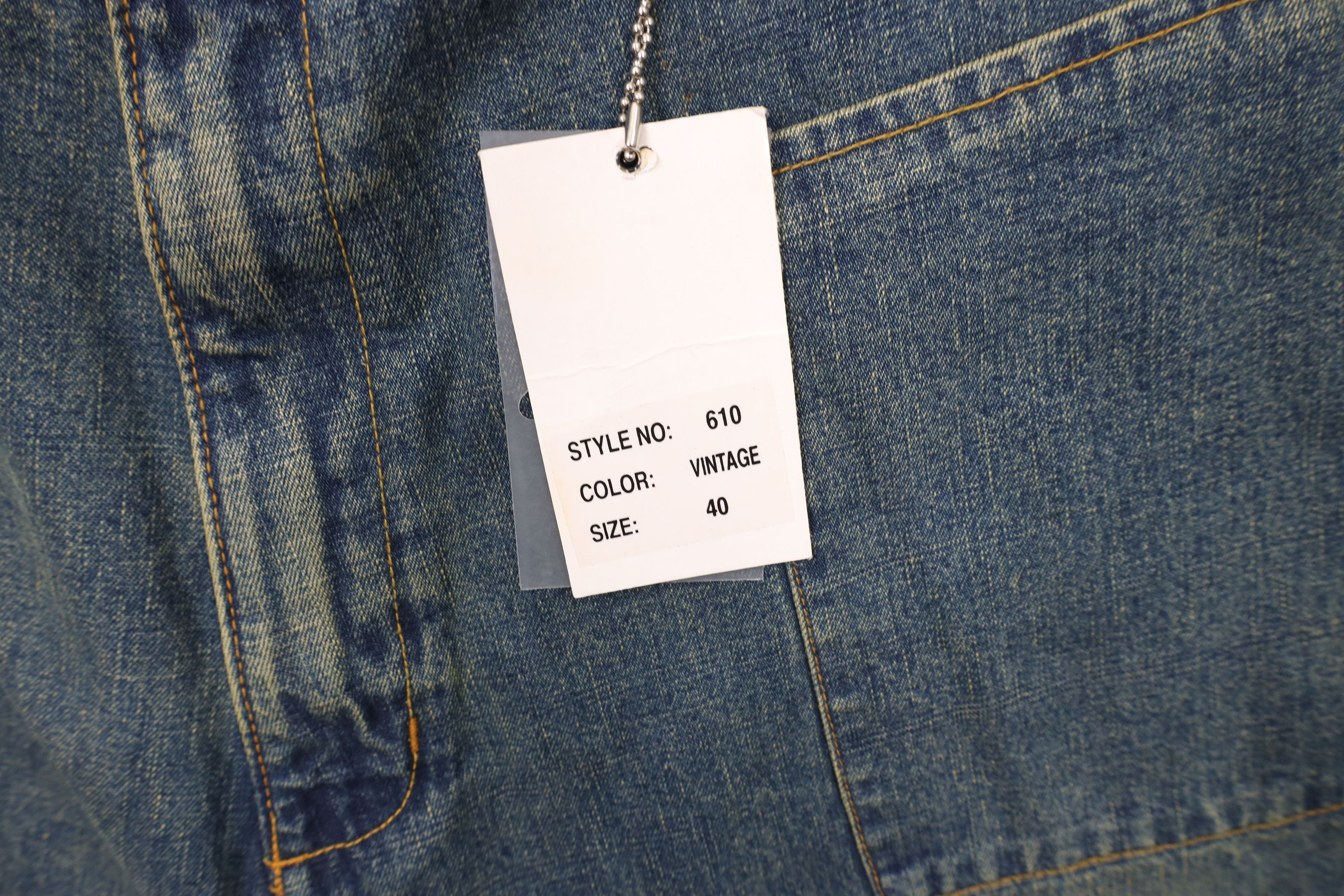 Vintage Deadstock Vintage 90s Y2K Streetwear Denim Jean Shorts Blue Size US 36 / EU 52 - 5 Thumbnail