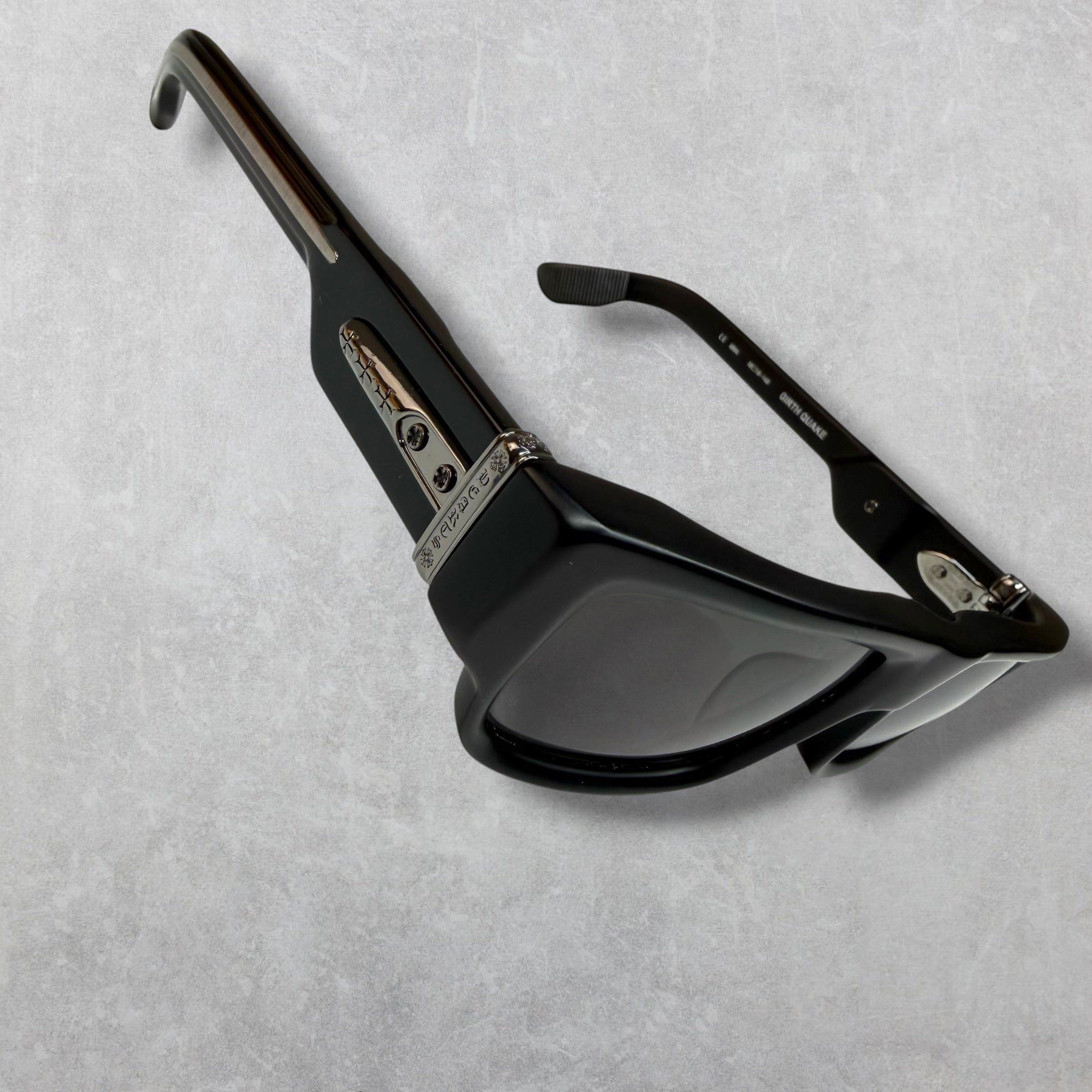 Chrome Hearts Chrome Hearts Girth Quake Black Sunglasses Size ONE SIZE - 2 Thumbnail