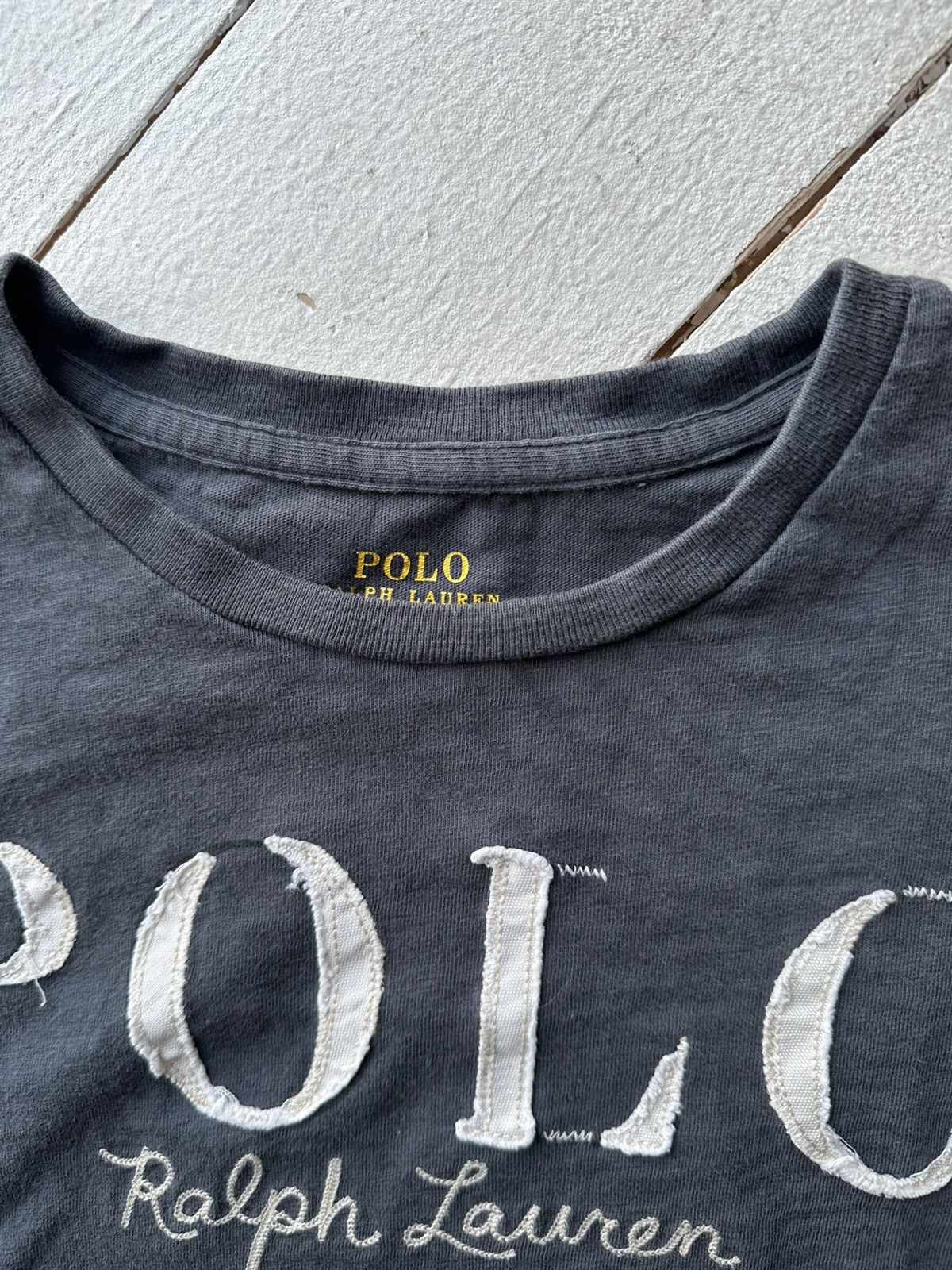 Polo Ralph Lauren 🚨Polo Ralph Lauren Cropped Tee T-shirt women luxury big logo Size S / US 4 / IT 40 - 4 Thumbnail