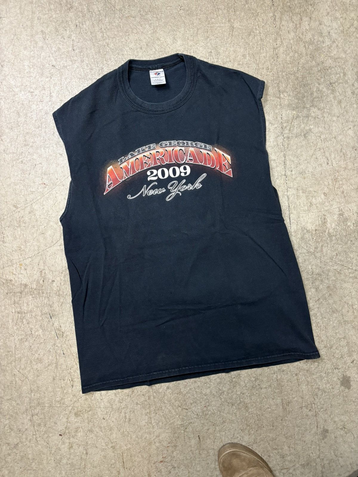 Vintage Vintage Biker Tank Top Size US XL / EU 56 / 4 - 1 Thumbnail
