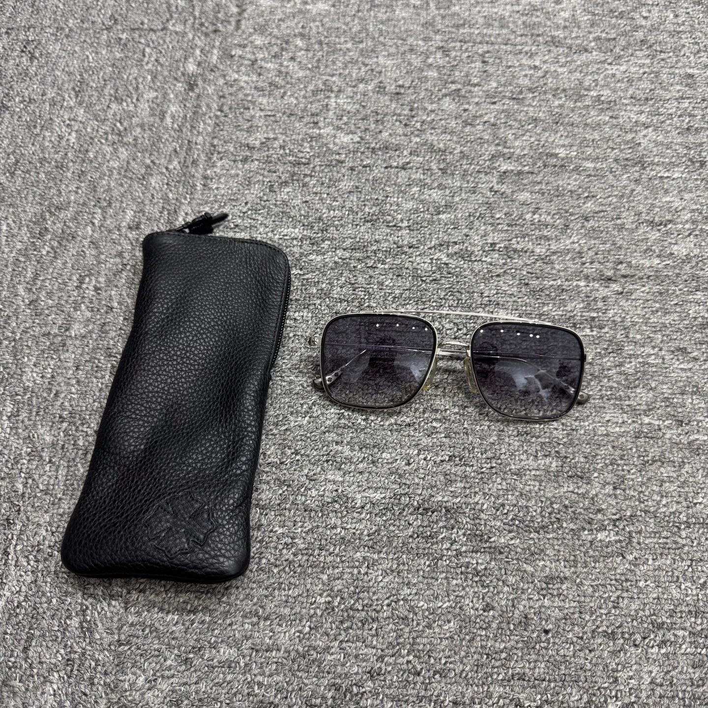 Chrome Hearts Chrome Hearts 2251 Square Sunglasses New OS Size ONE SIZE - 1 Thumbnail