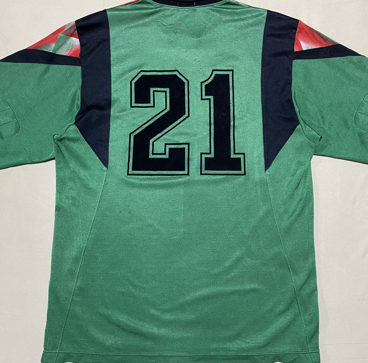 Asics × Vintage Vintage 90s Goalkeeper Asics Jersey Size US L / EU 52-54 / 3 - 4 Thumbnail