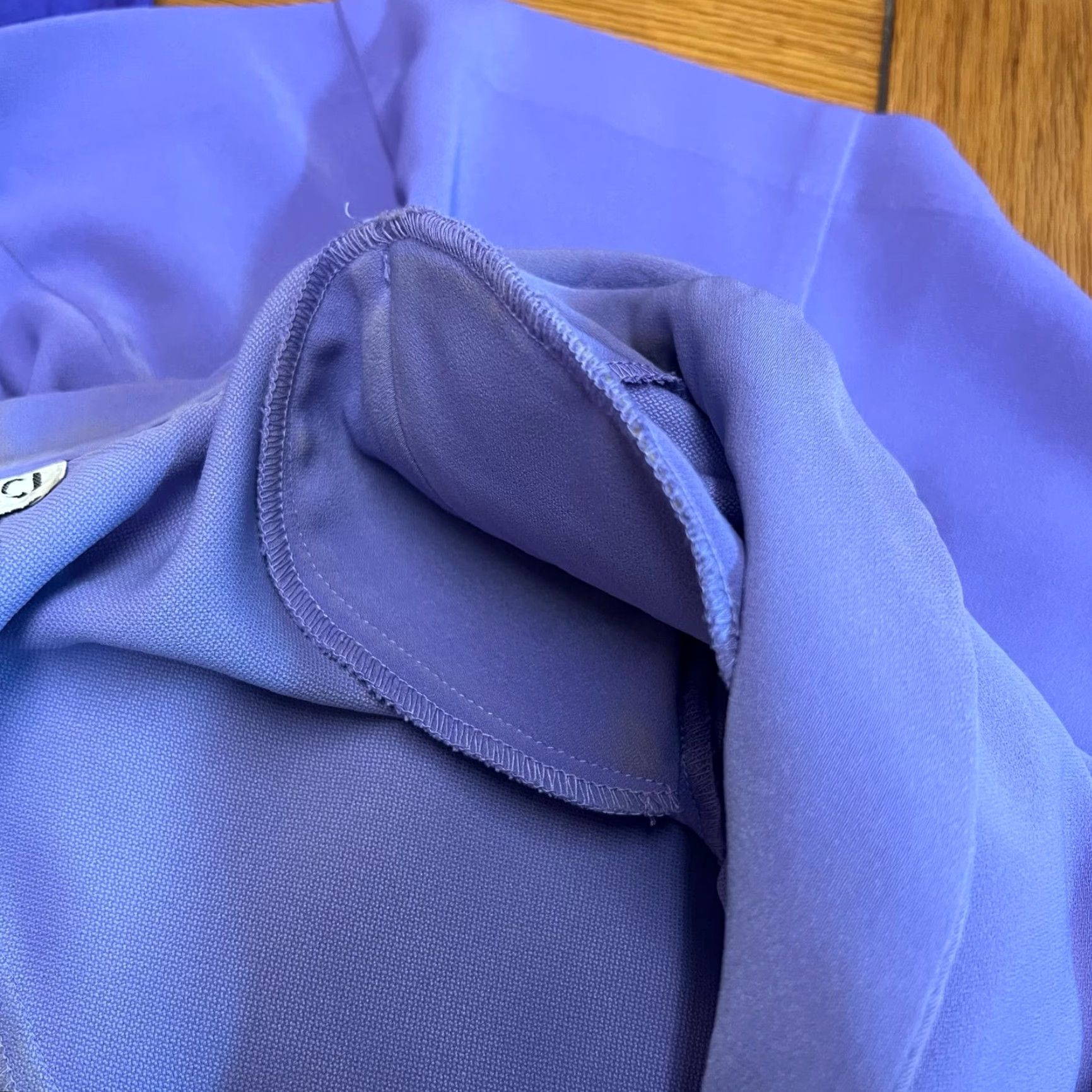 Vintage VINTAGE JW Treci Blazer Single-Breasted 3-Button Notch Purple 10P Womens Casual Jacket - 80s 90s Style Size L / US 10 / IT 46 - 6 Thumbnail