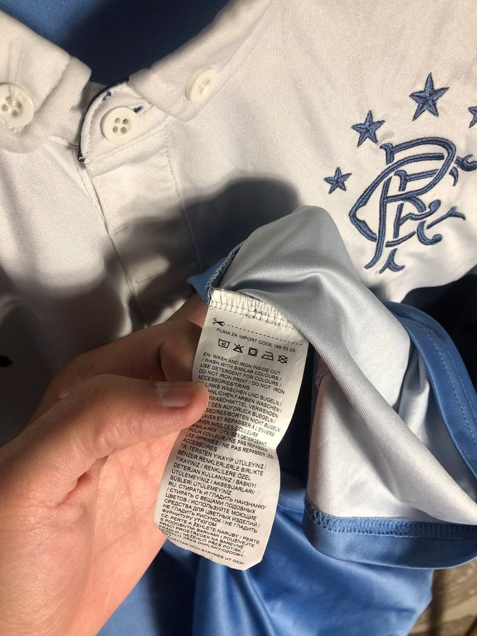 Puma VINTAGE PUMA FC RANGERS SCOTLAND RETRO SOCCER JERSEY Y2K 90s Size US M / EU 48-50 / 2 - 6 Thumbnail