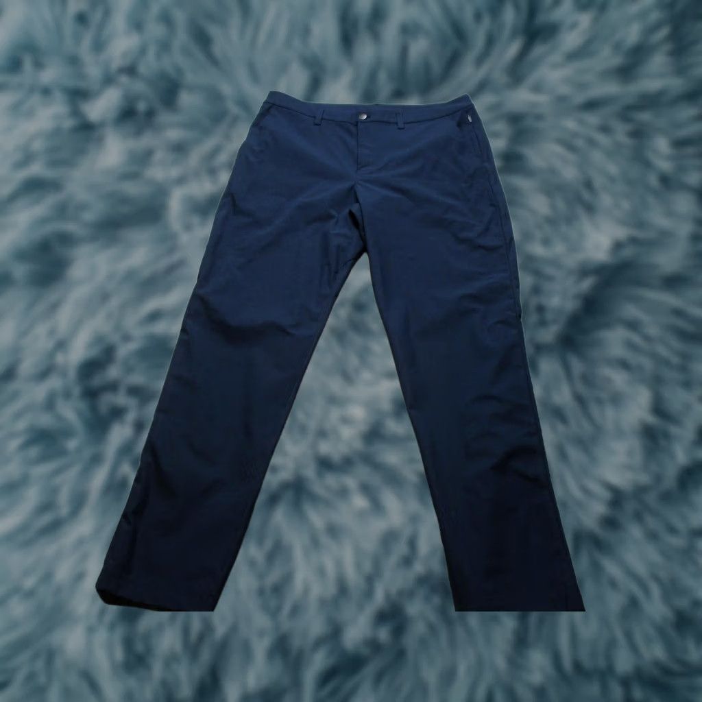 Lululemon Lululemon Pants Mens 33 Blue Woven Stretch Khakis Pockets Casual Straight Leg Size US 33 - 1 Thumbnail