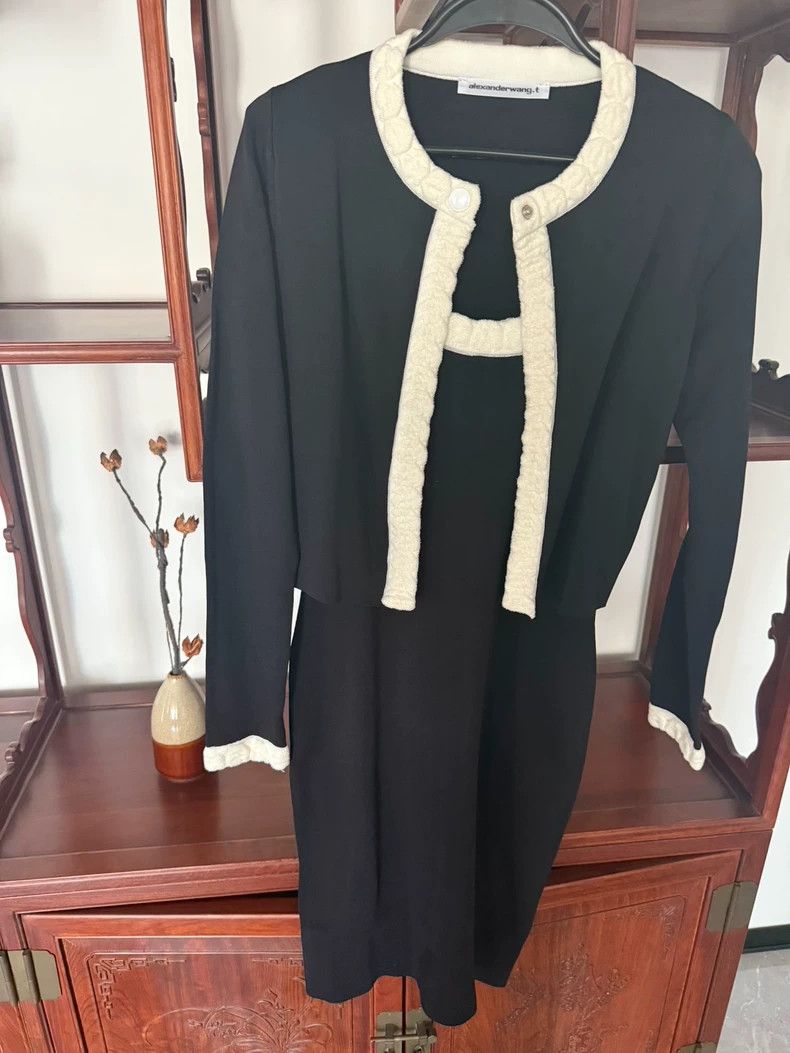 Alexander Wang Black Midi Dress