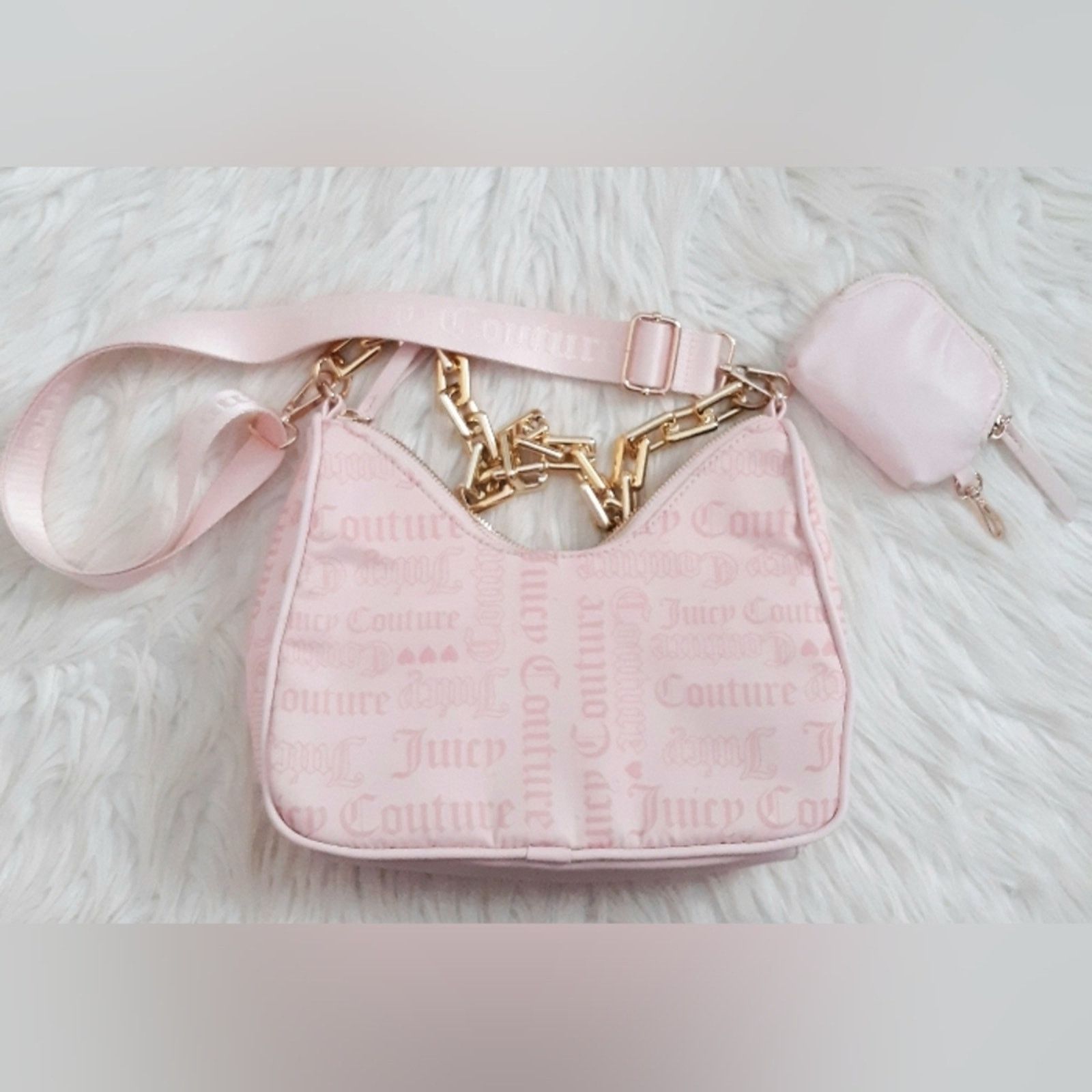 Juicy Couture Juicy Couture Logo Shoulder Bag Size ONE SIZE - 5 Thumbnail