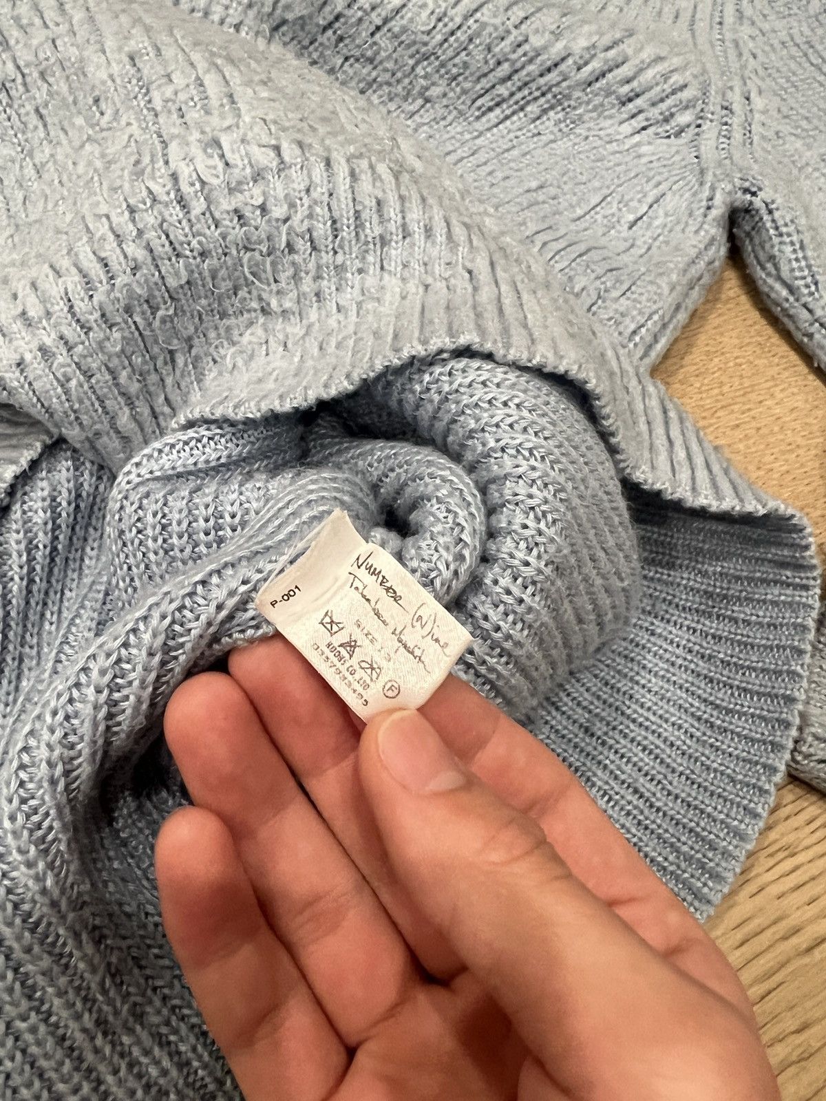 Number (N)ine Number (N)ine SS/AW03 Kurt Cobain Sweater Size US L / EU 52-54 / 3 - 4 Thumbnail