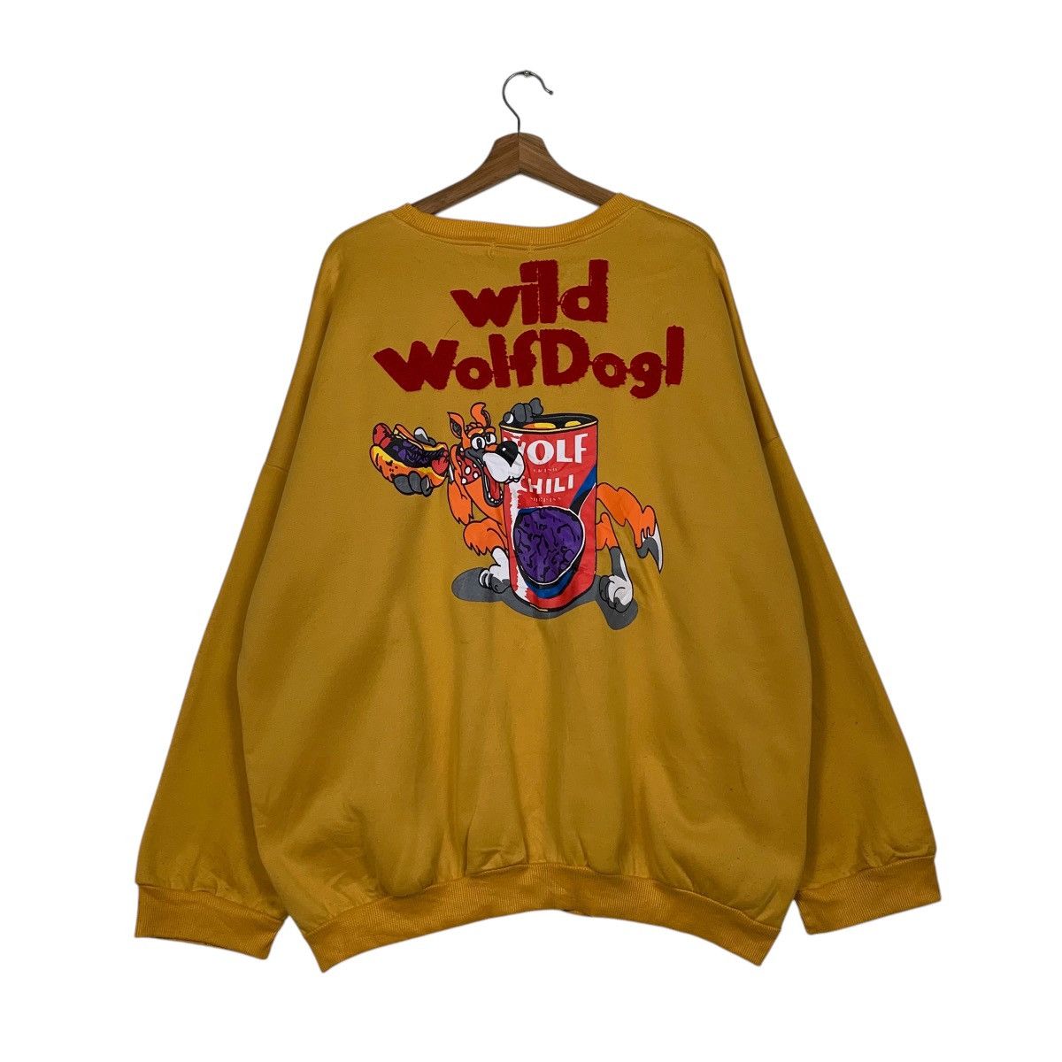 Japanese Brand Wild Wolfdog Crewneck Sweatshirt Size US M / EU 48-50 / 2 - 1 Thumbnail