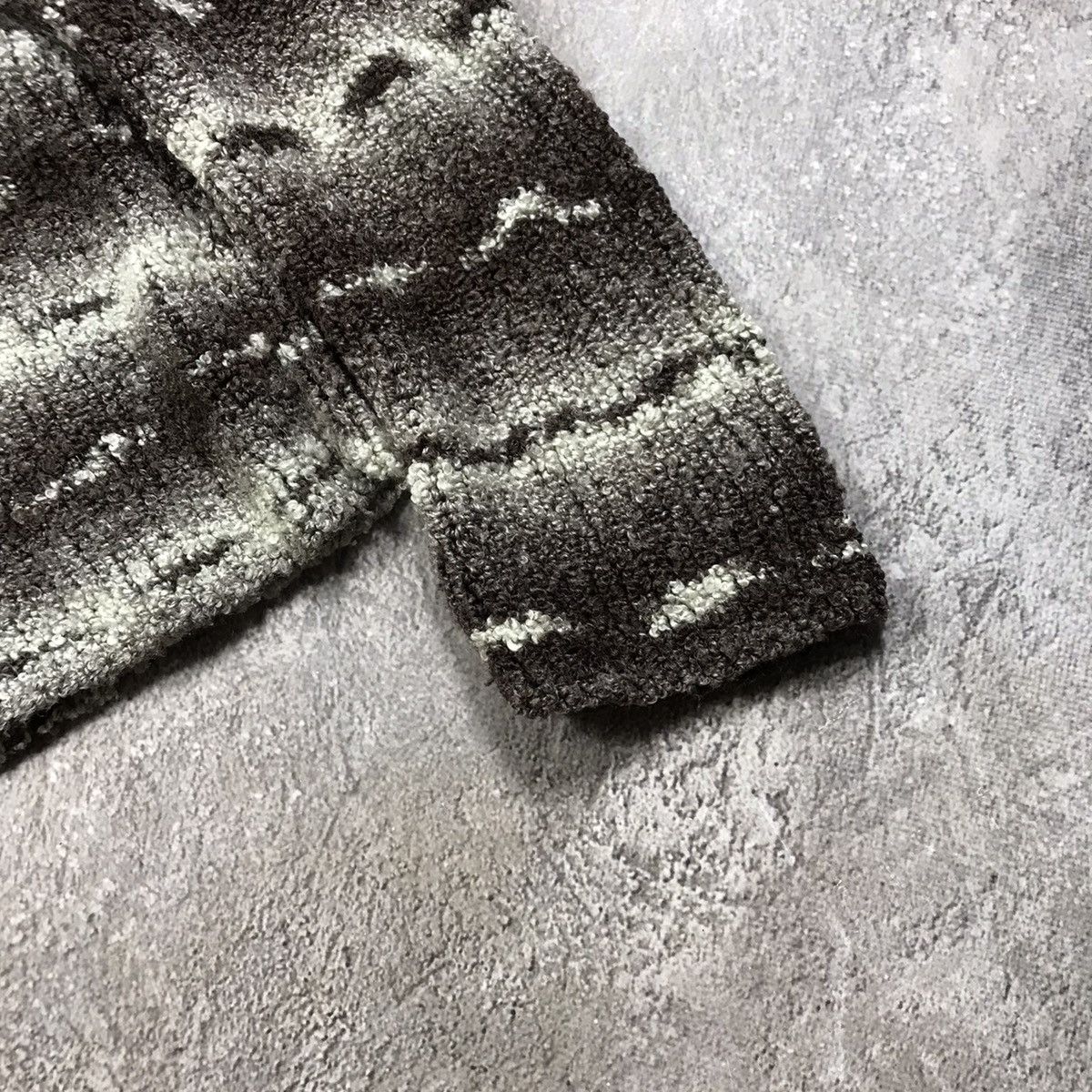 Vintage Vintage 90s Abstract Mohair Sweater Oversized Grunge Logo S Size S / US 4 / IT 40 - 5 Thumbnail