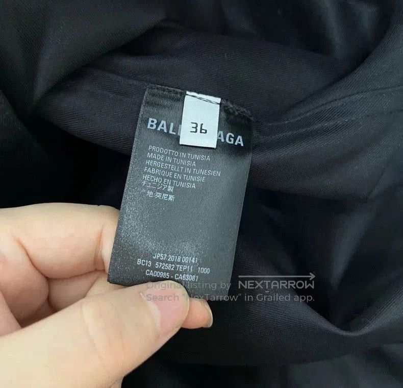Balenciaga Balenciaga Fitness Print Shirt Jacket. Size US XS / EU 42 / 0 - 5 Thumbnail