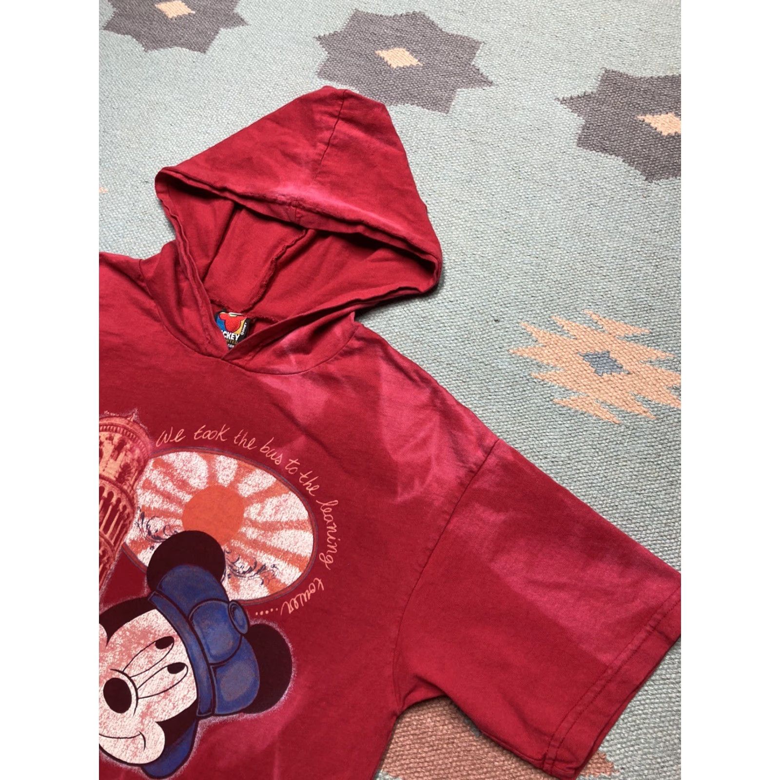 Disney VINTAGE Disney Mickey Mouse hoodie t shirt Italy leaning tower Of Pisa Small 90s Size US S / EU 44-46 / 1 - 4 Thumbnail