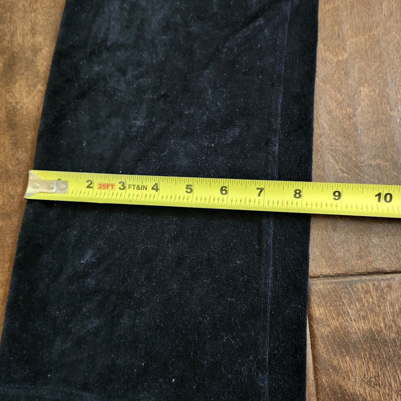 Vintage Jenni By Jennifer Moore Black Velvet Sweatpants XS Drawstring - Women, Pants Size 26" / US 2 / IT 38 - 5 Thumbnail