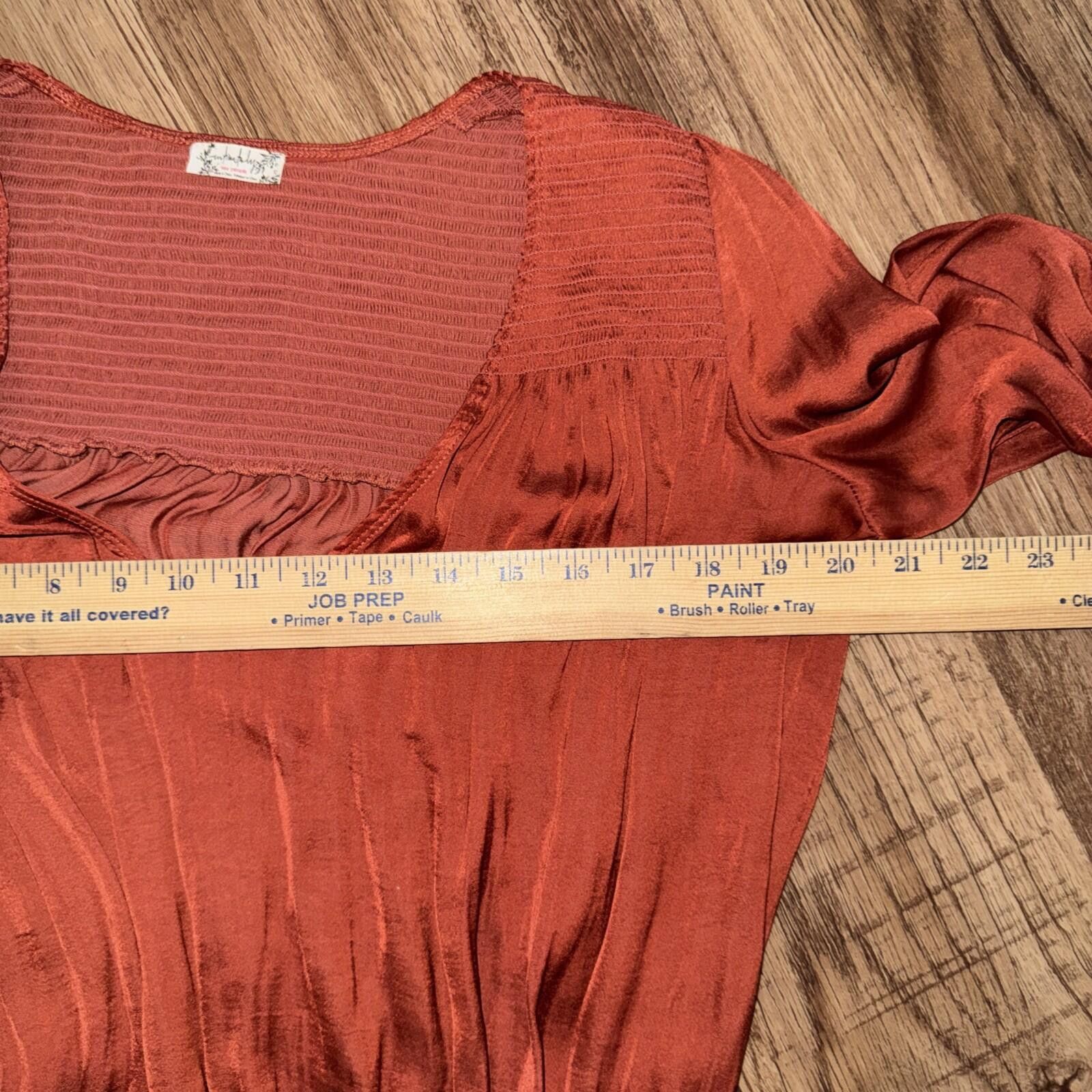 Free People Free People Intimately Plunging Wrap Bodysuit Terra Cotta Size ONE SIZE - 5 Thumbnail