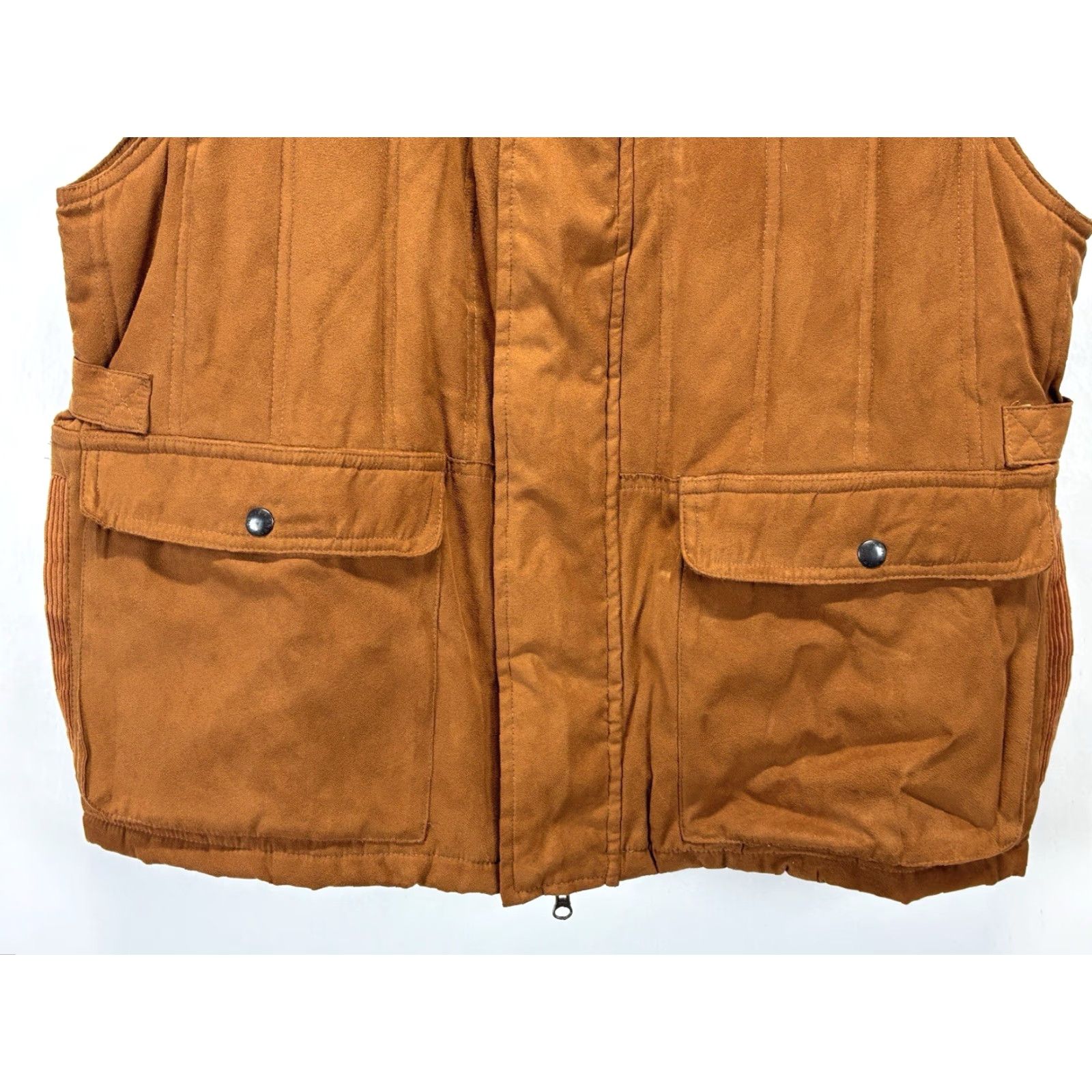 Orvis Orvis Micosuede Vest Sz Large Men’s Brown Corduroy Collar Insulated Quilted Gorp Size US L / EU 52-54 / 3 - 4 Thumbnail