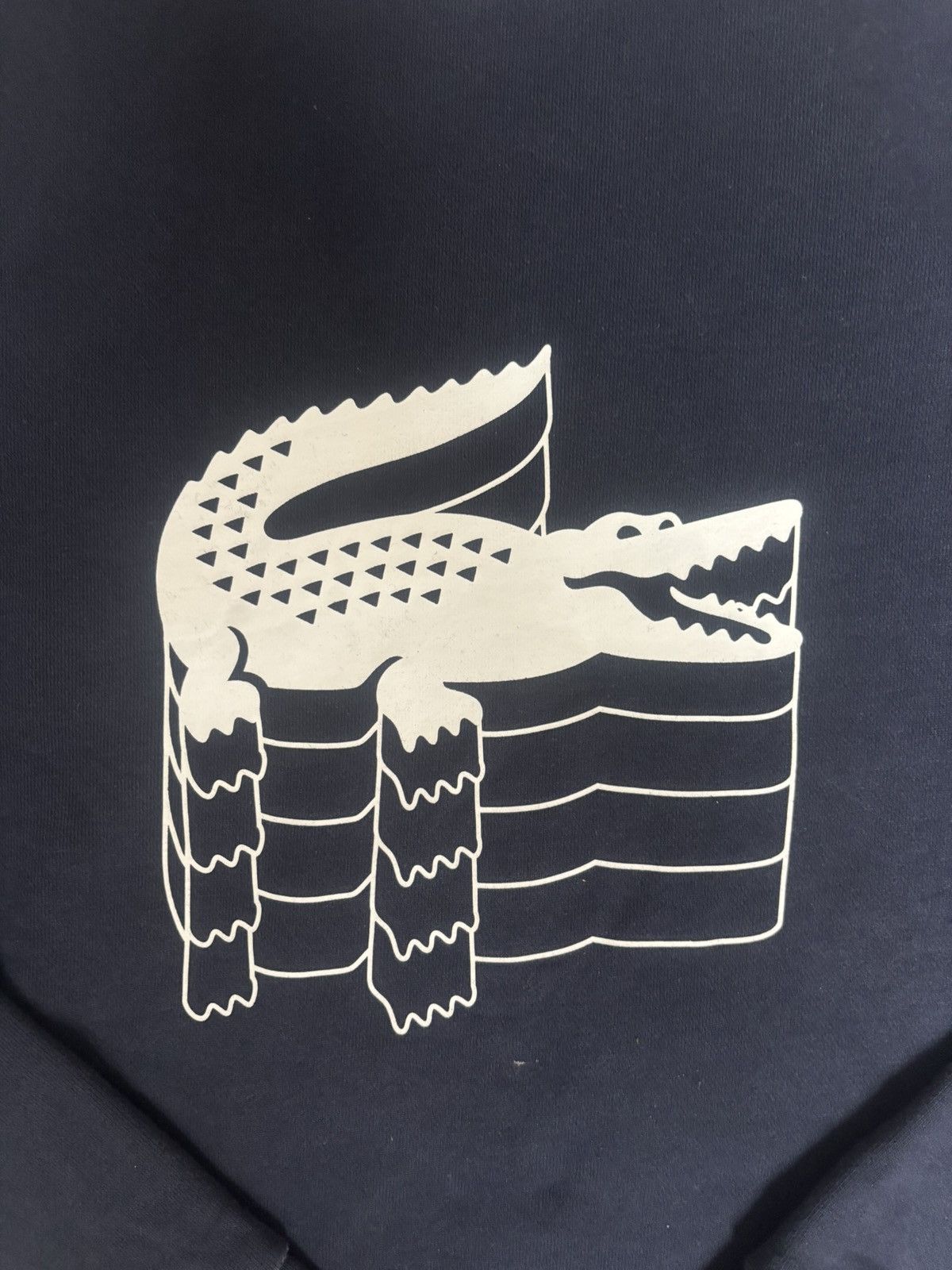 Lacoste Blue Lacoste sweatshirt size M/L white crocodile logo Size US L / EU 52-54 / 3 - 6 Thumbnail
