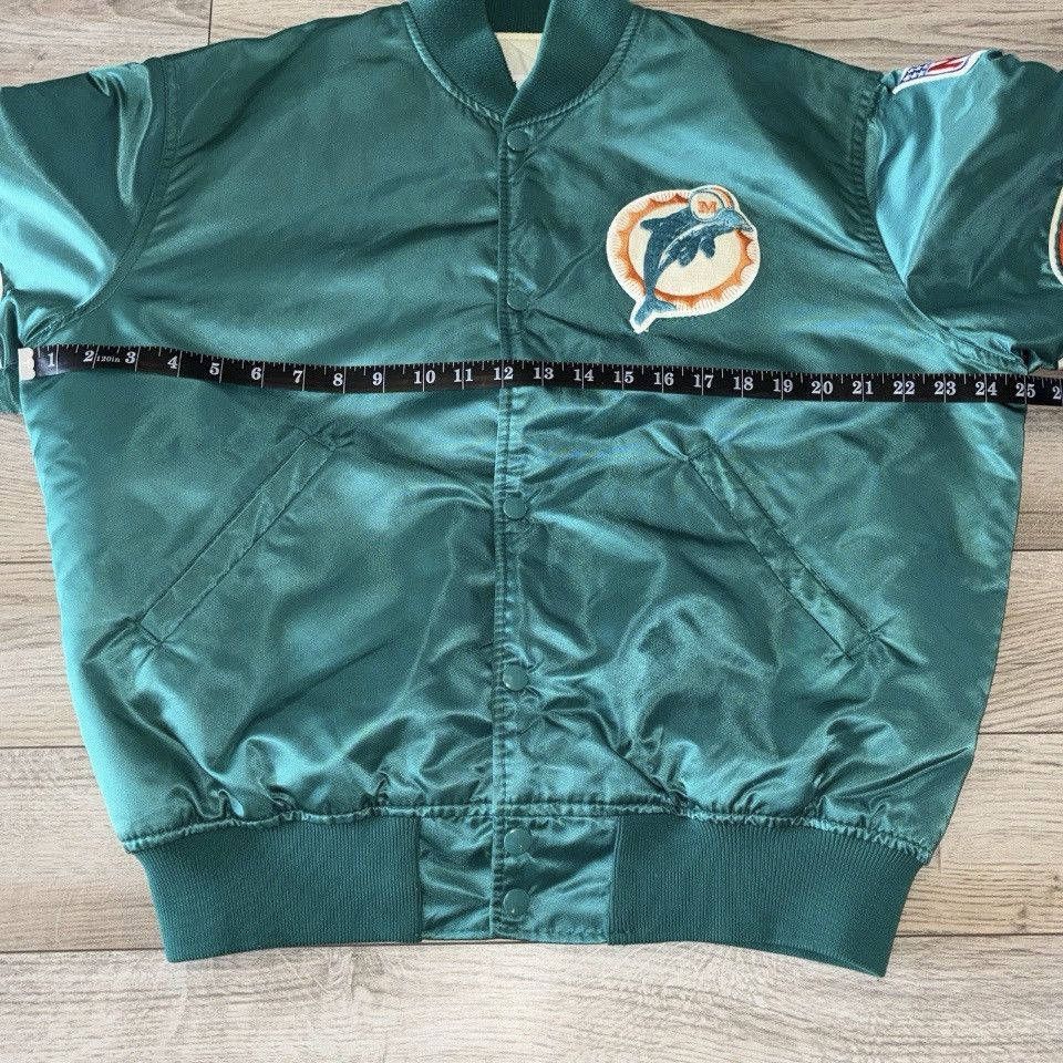Starter 80s Starter Pro Line Miami Dolphins satin bomber jacket Size US L / EU 52-54 / 3 - 7 Thumbnail