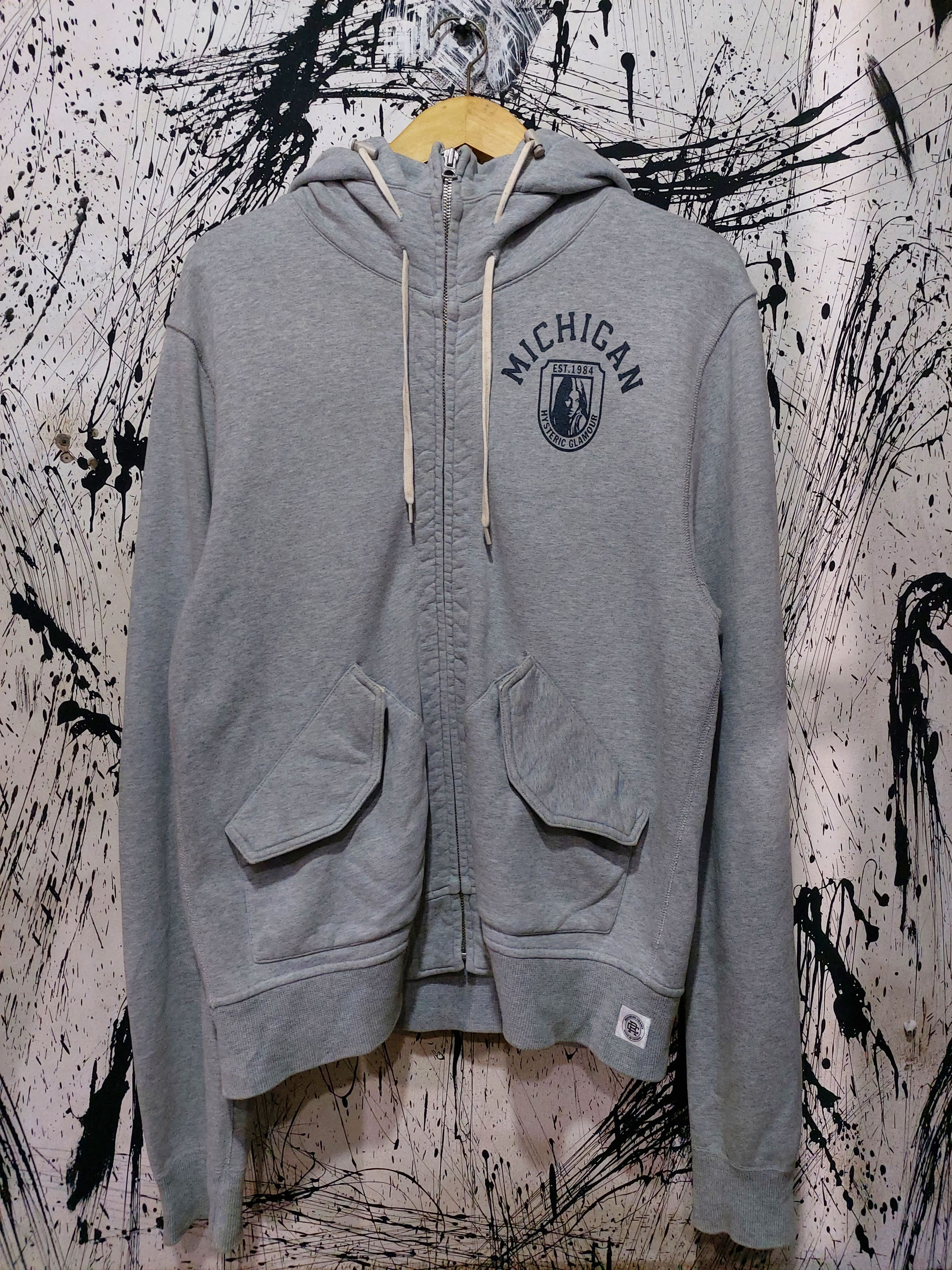 HYSTERIC GLAMOUR X REIGNING CHAMP ZIP HOODIE