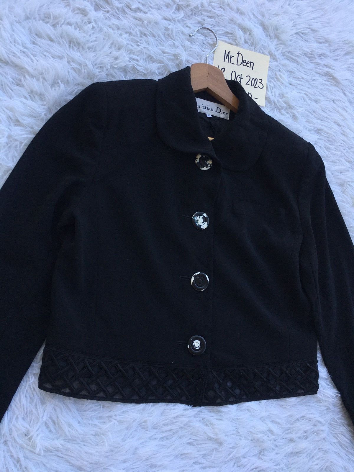 Christian Dior Monsieur Rare Vintage 90s Christian Dior Low Cut Blazer Women Size M / US 6-8 / IT 42-44 - 7 Thumbnail