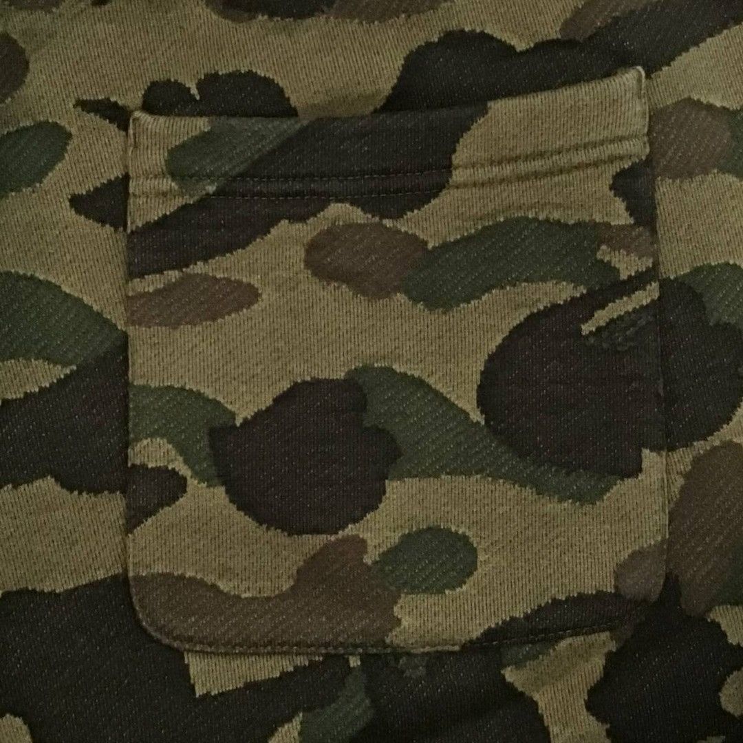 Bape BAPE Jacquard camo sweat pants 1st camo green APE ★size L Size US 34 / EU 50 - 5 Thumbnail