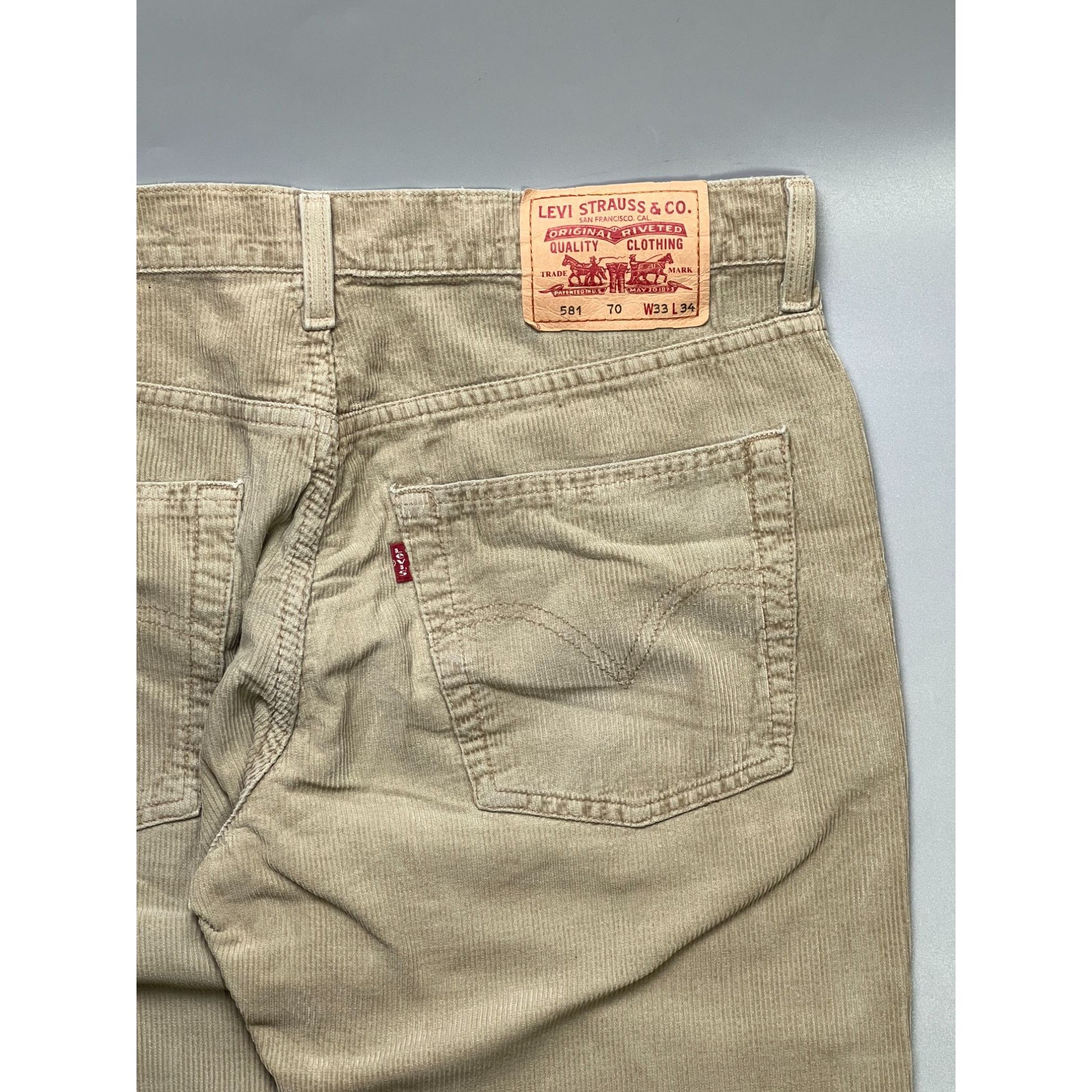 Levi's Vintage Clothing Levi’s 581 Vintage Corduroy Pants (Y1049) Size US 33 - 12 Thumbnail