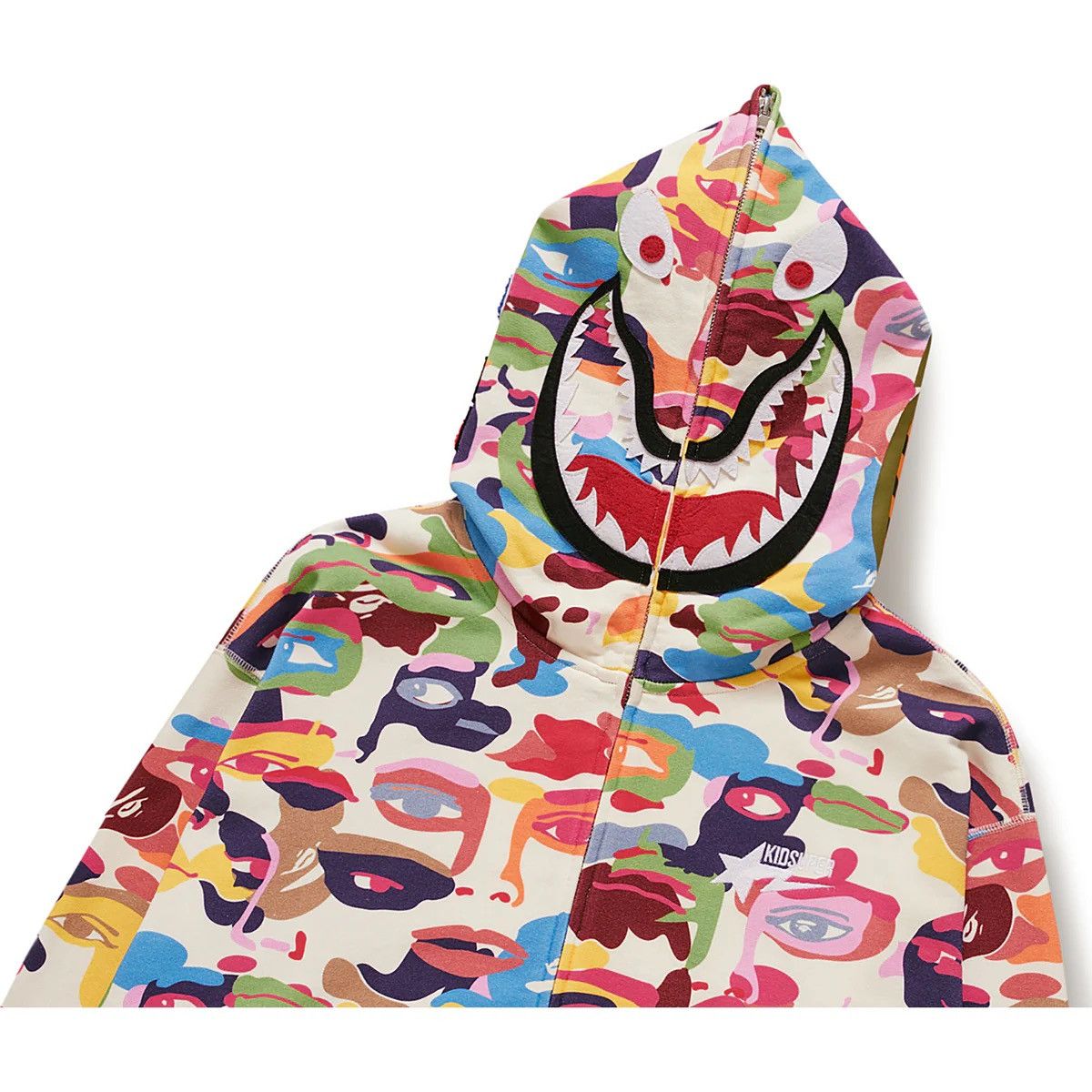 Bape BAPE X KIDSUPER CAMO SHARK FULL ZIP HOODIE MENS Size US M / EU 48-50 / 2 - 5 Thumbnail