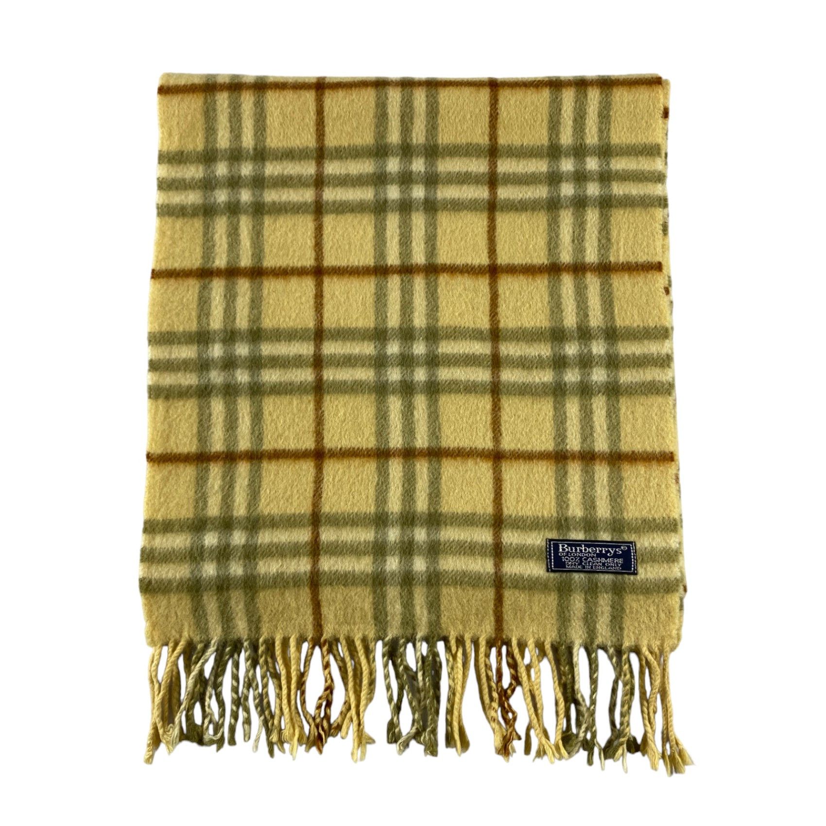 Burberry × Vintage Burberry Scarf / Muffler / Neckwear - WW1524 Size ONE SIZE - 3 Thumbnail