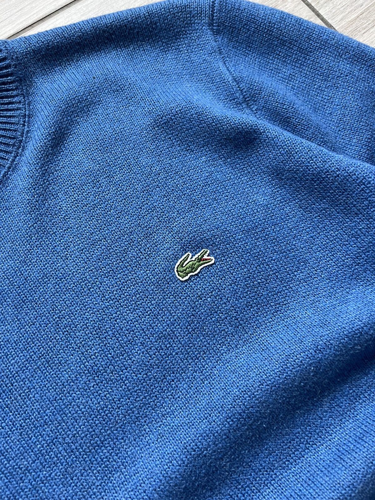 Lacoste Vintage Lacoste Blue Sweater Jumper Retro 90s Size US M / EU 48-50 / 2 - 3 Thumbnail