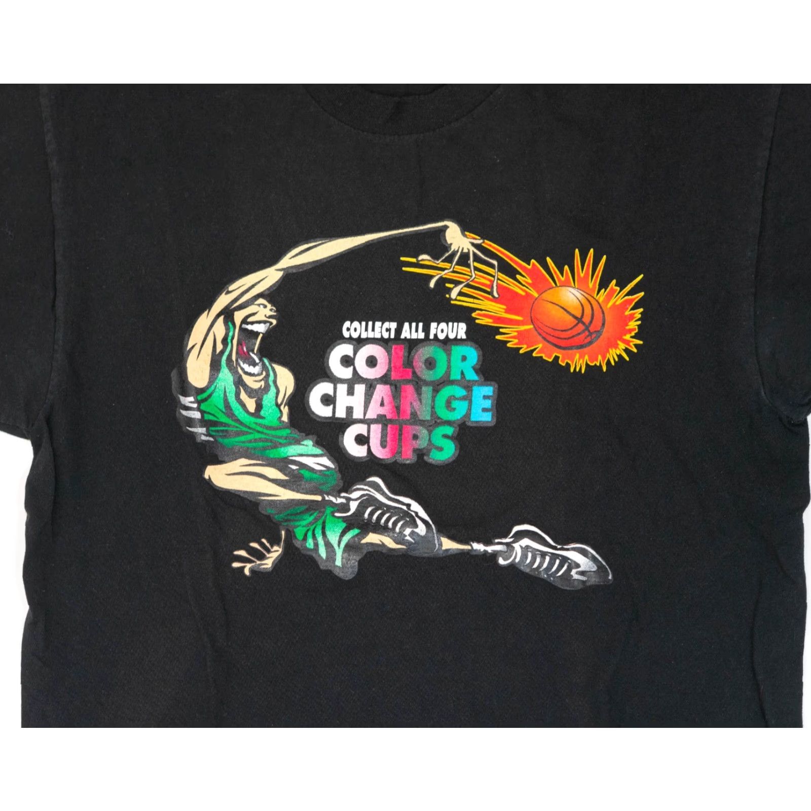 Delta VINTAGE Taco Bell T-Shirt Promo Men XL 90s Final Four Mountain Dew NCAA Black Short Sleeve Crew Neck Shirt Mens XL Size US XL / EU 56 / 4 - 3 Thumbnail