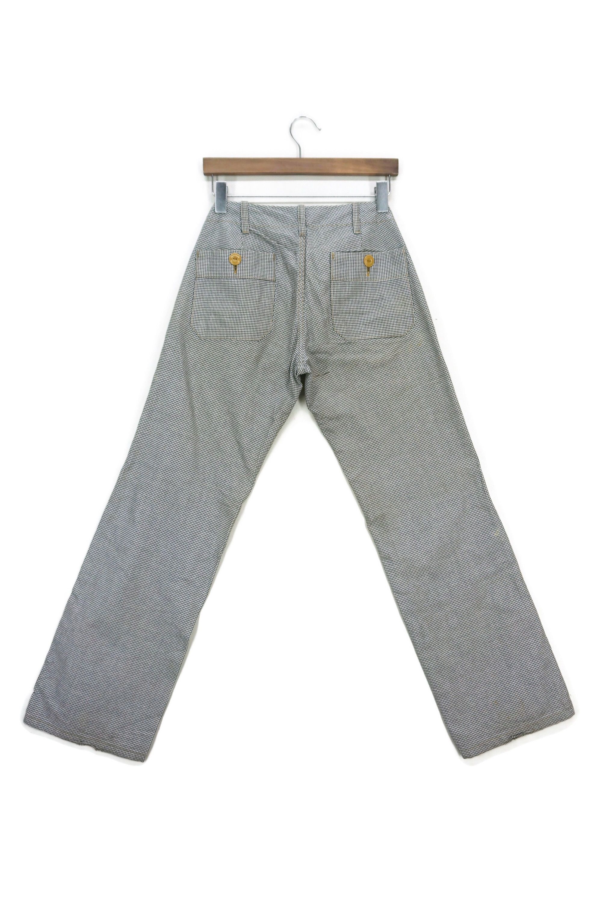 Japanese Brand John Bull Pants Size W30xL31.5 Low Rise Workwear Houndstooth Size US 30 / EU 46 - 2 Thumbnail