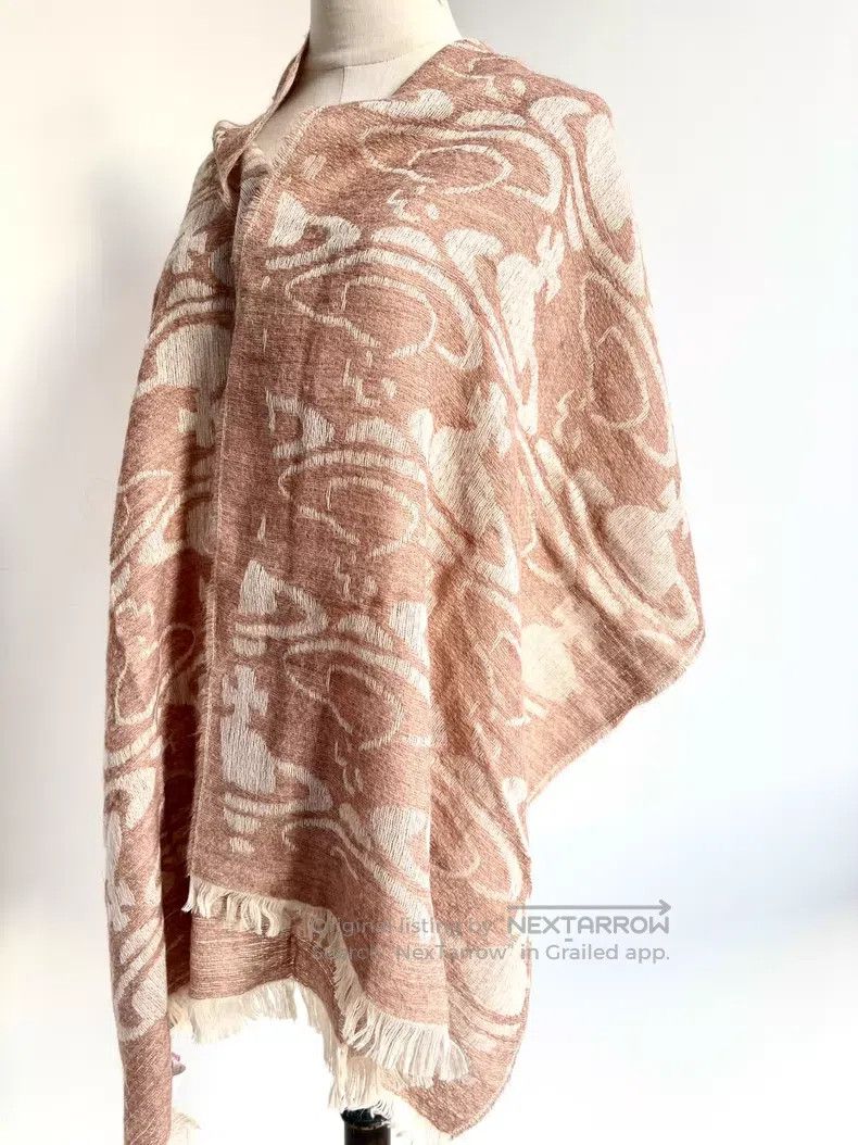 Vivienne Westwood Vivienne Westwood Beige Double-Sided Embroidered Saturn Sc Size ONE SIZE - 4 Thumbnail