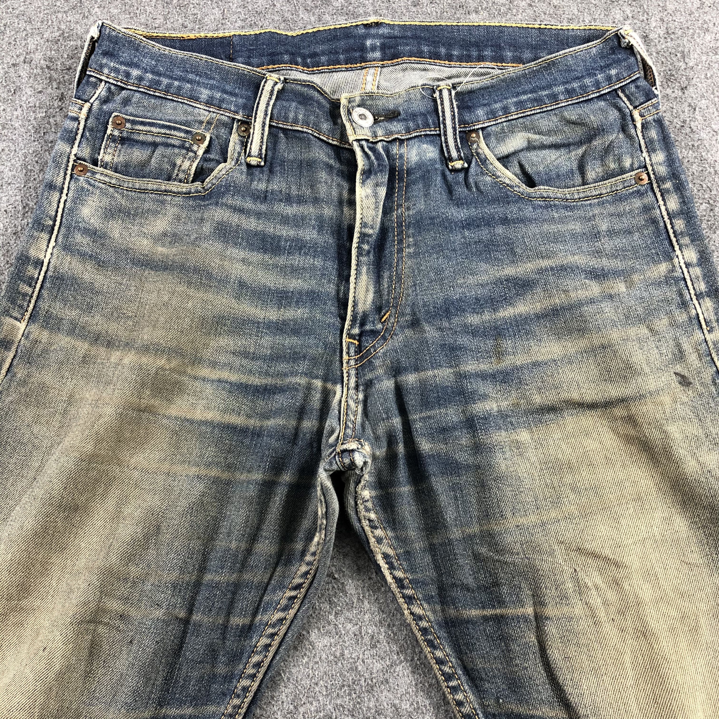 Levi's Vintage Blue Wash Levis 513 Jeans-J1795 Size US 32 / EU 48 - 3 Thumbnail