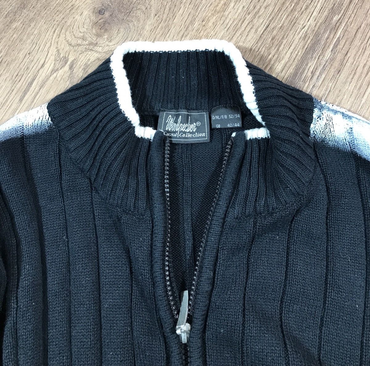 Japanese Brand × Vintage Vintage Knit Striped Sweater Y2K Effect Size US L / EU 52-54 / 3 - 5 Thumbnail
