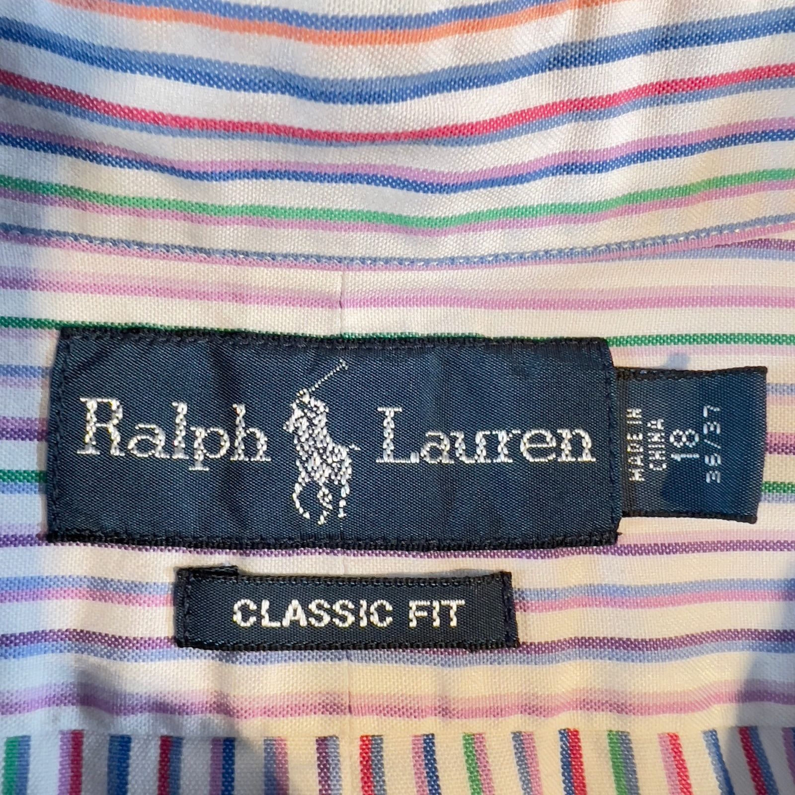 Ralph Lauren Ralph Lauren Button Shirt Mens 18 36/37 Classic Multi Color Size US XXL / EU 58 / 5 - 2 Thumbnail