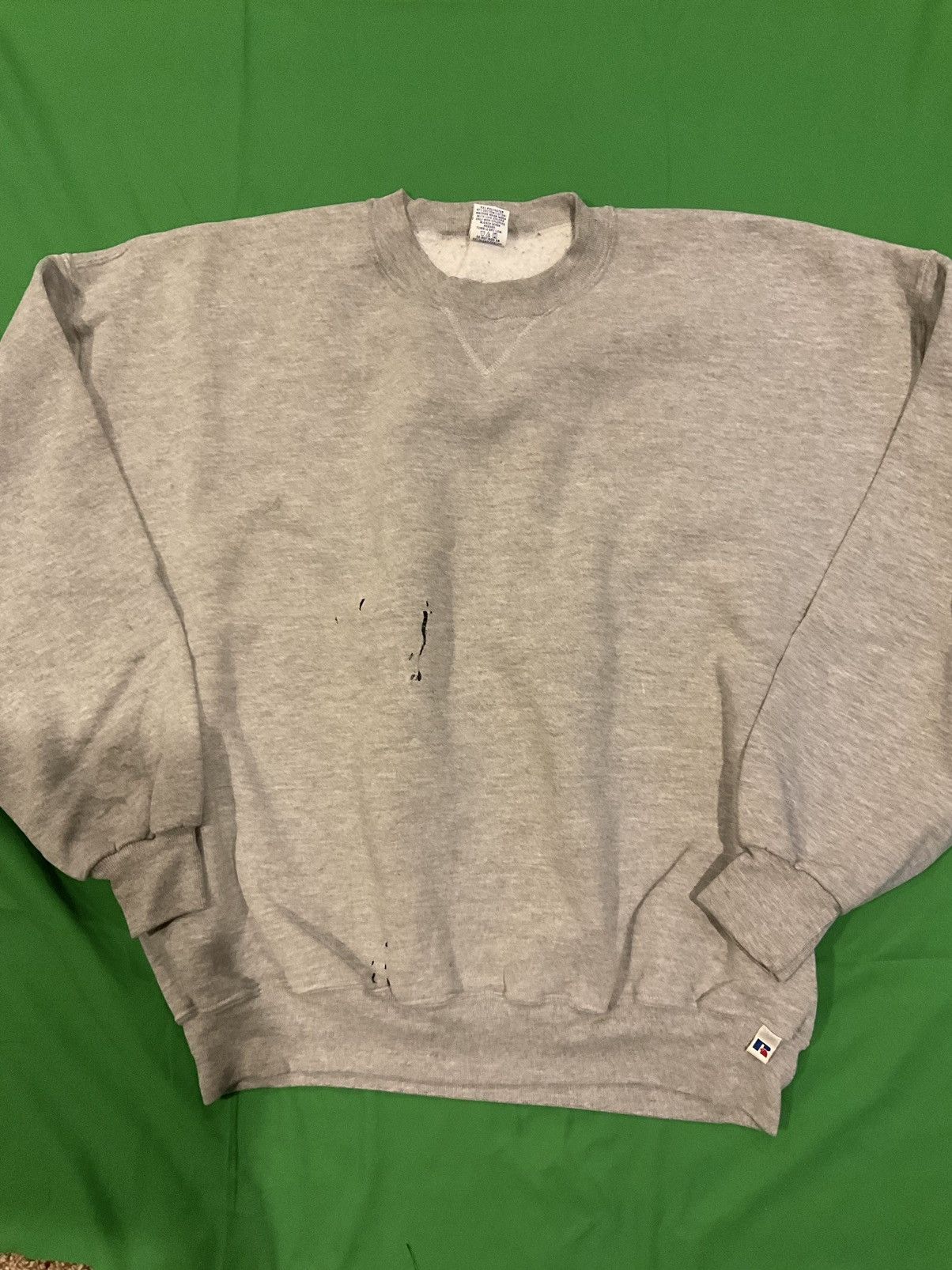 Russell Athletic × Vintage Vintage Grey Russell Athletic crewneck Size US XXL / EU 58 / 5 - 1 Thumbnail