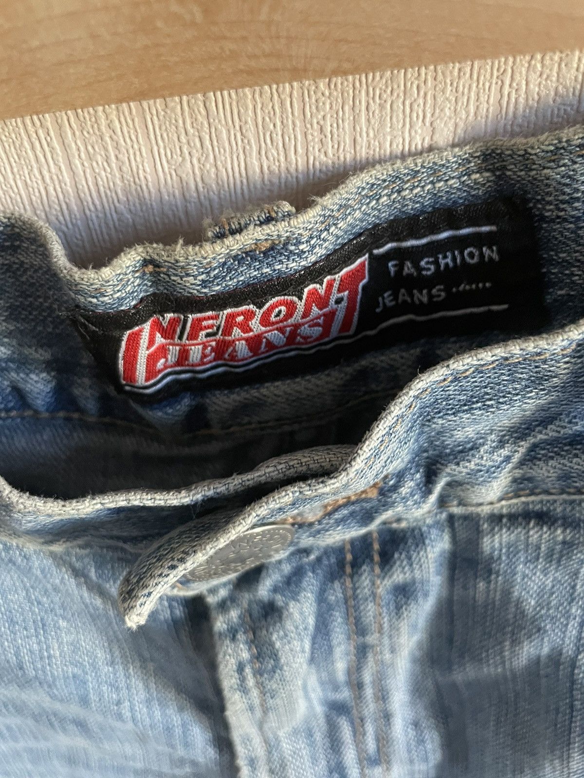 Handmade Custom y2k jeans shorts , playboy bunny , WRLD 999 Size 28" / US 6 / IT 42 - 5 Thumbnail
