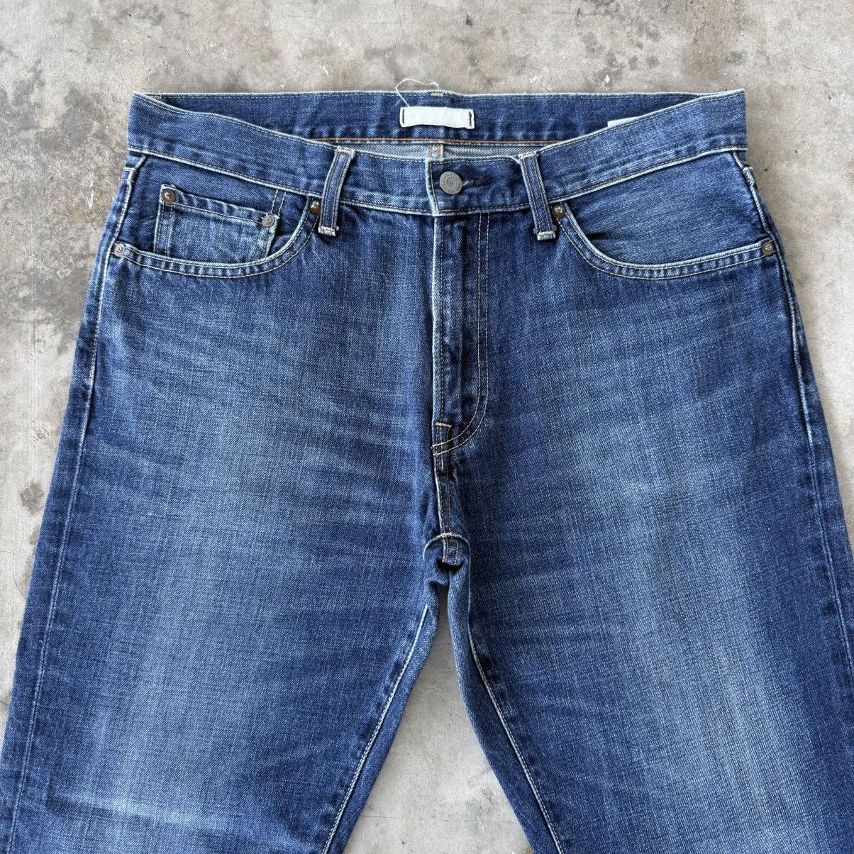 Japanese Brand W35 Vintage Japanese Brand Faded Blue Denim Jean Pants Size US 35 - 2 Thumbnail