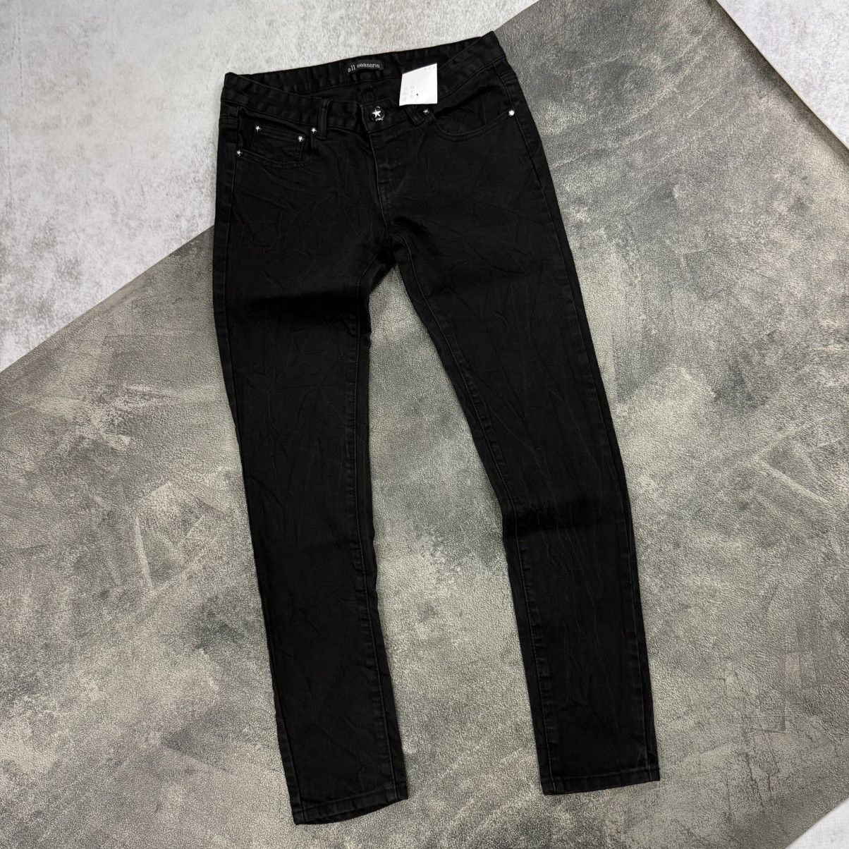 Vintage Allseasons black jeans reg Size US 30 / EU 46 - 3 Thumbnail