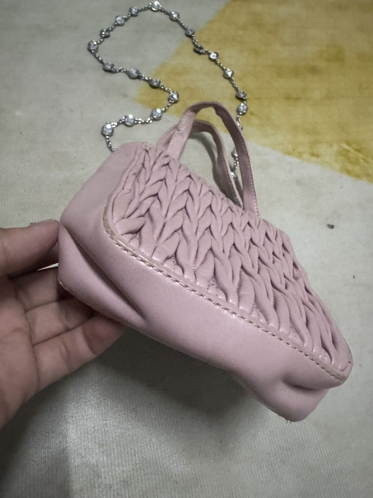 Miu Miu Miu miu crystal leather handbag Size ONE SIZE - 7 Thumbnail